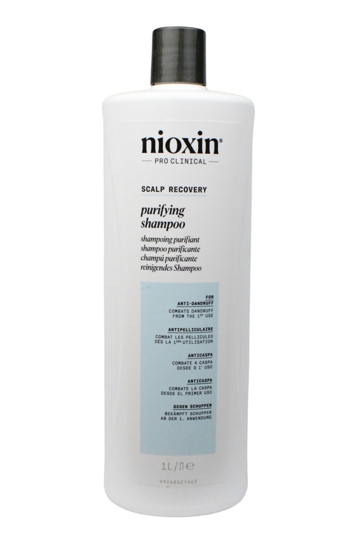 Nioxin-Nioxin Scalp Recovery Anti-Dandruff Purifying Shampoo for Itchy Irritated Scalp, 1 l 1