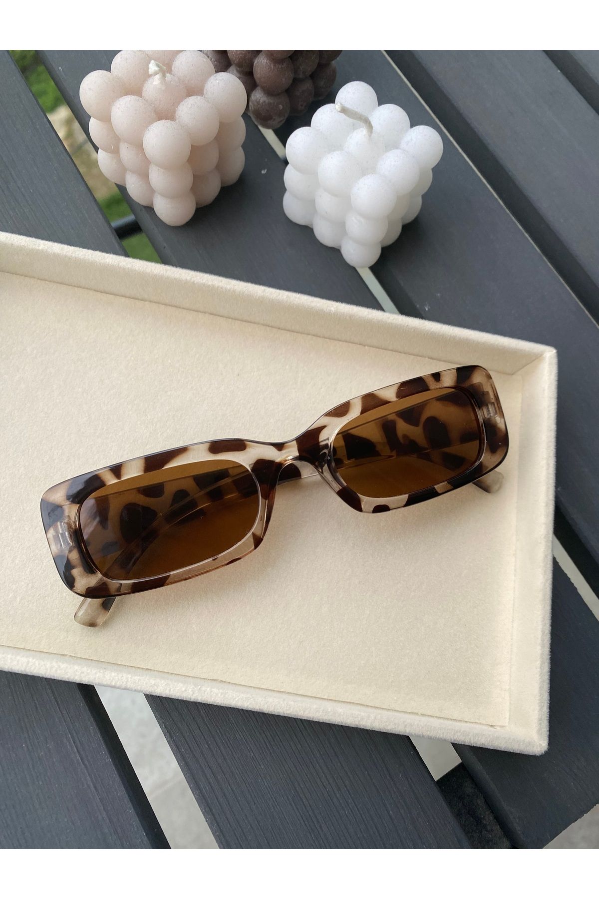 GÖZLÜKDÜKKANI Leopar Desen Güneş Gözlüğü