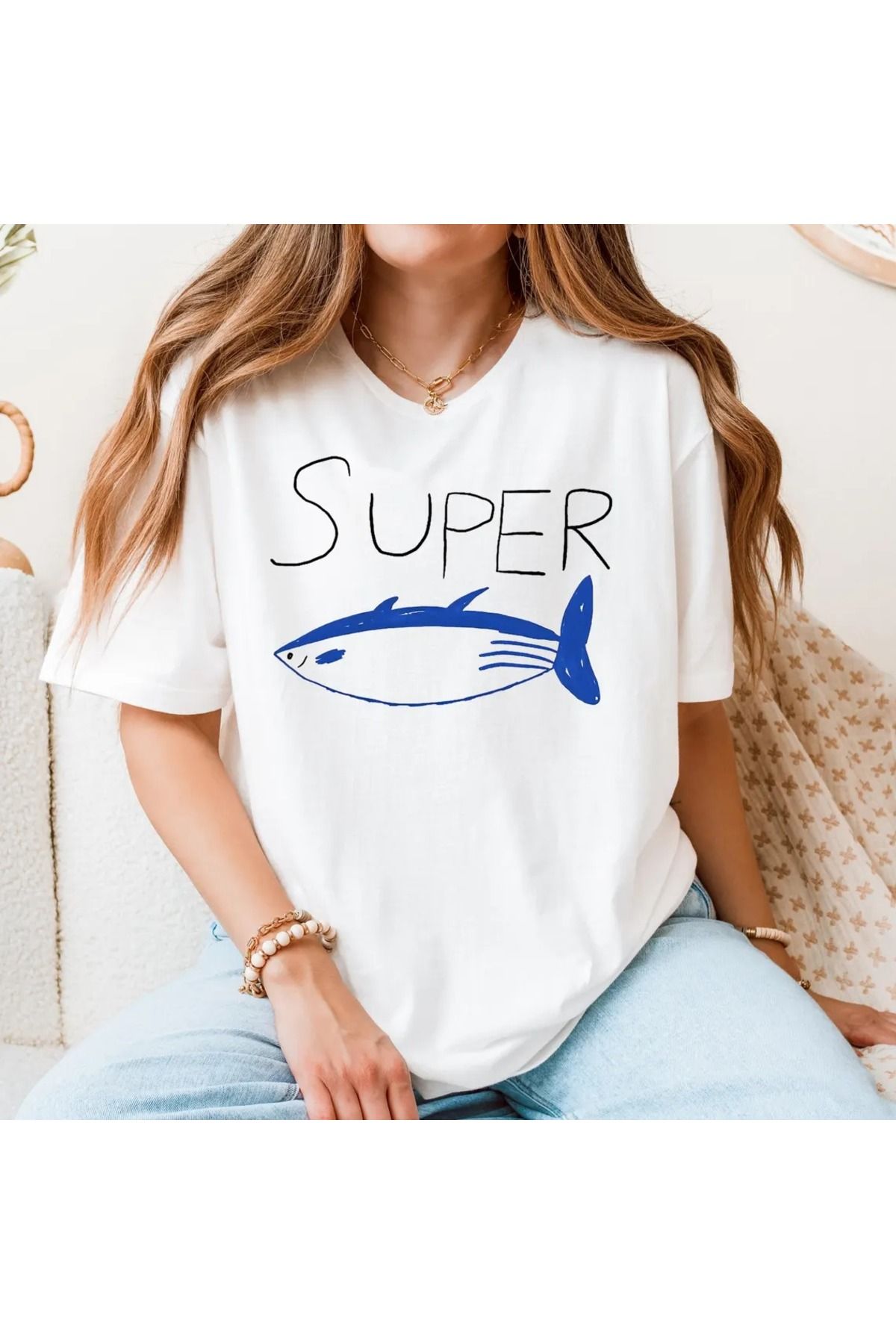 Gollinger SUPER TUNA Baskılı Yuvarlak Yaka T-shirt