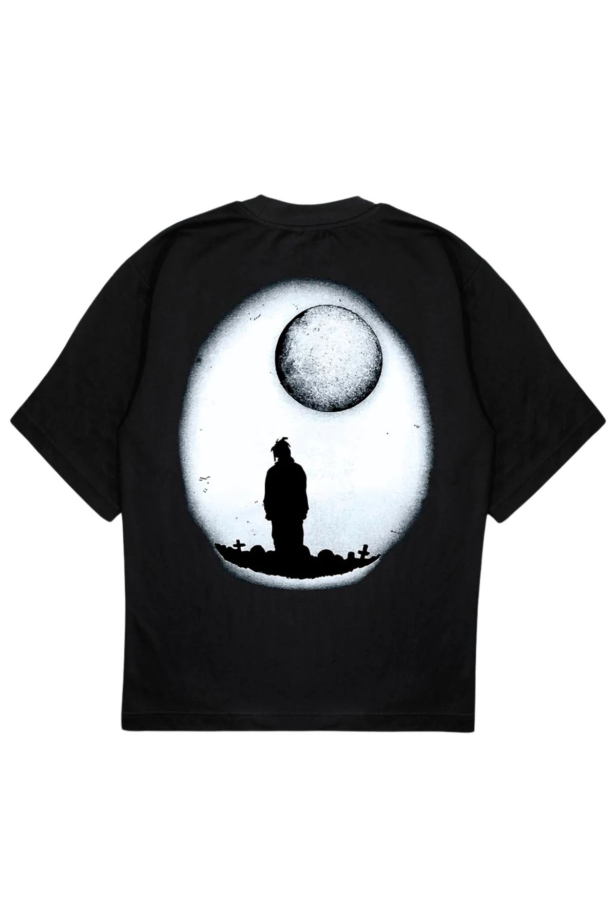 SVART WEAR MOONLIGHT T-Shirt OVERSIZE tişört legends never die siyah
