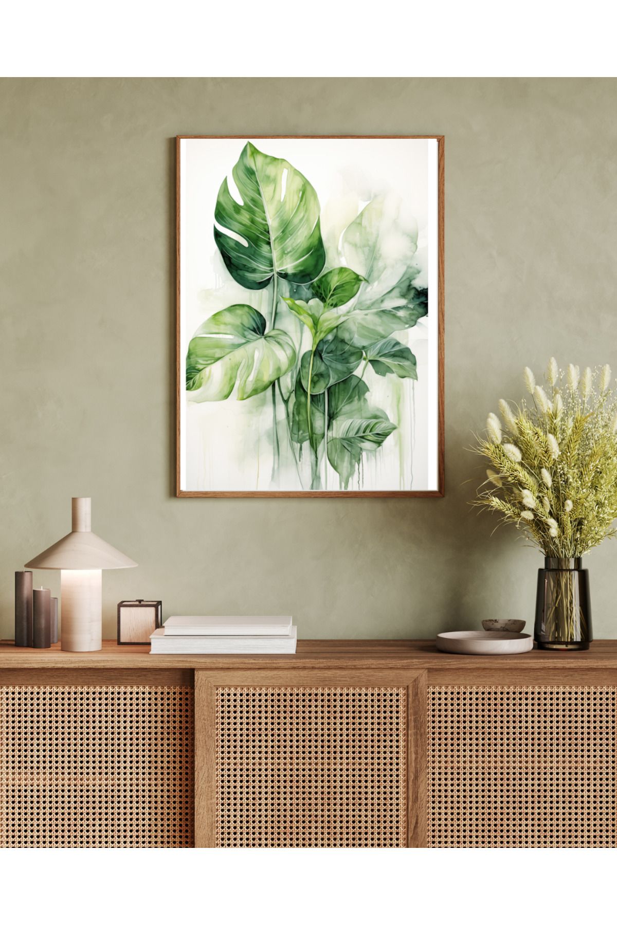 woodhomeworks tek parça salon ofis dekor tablo