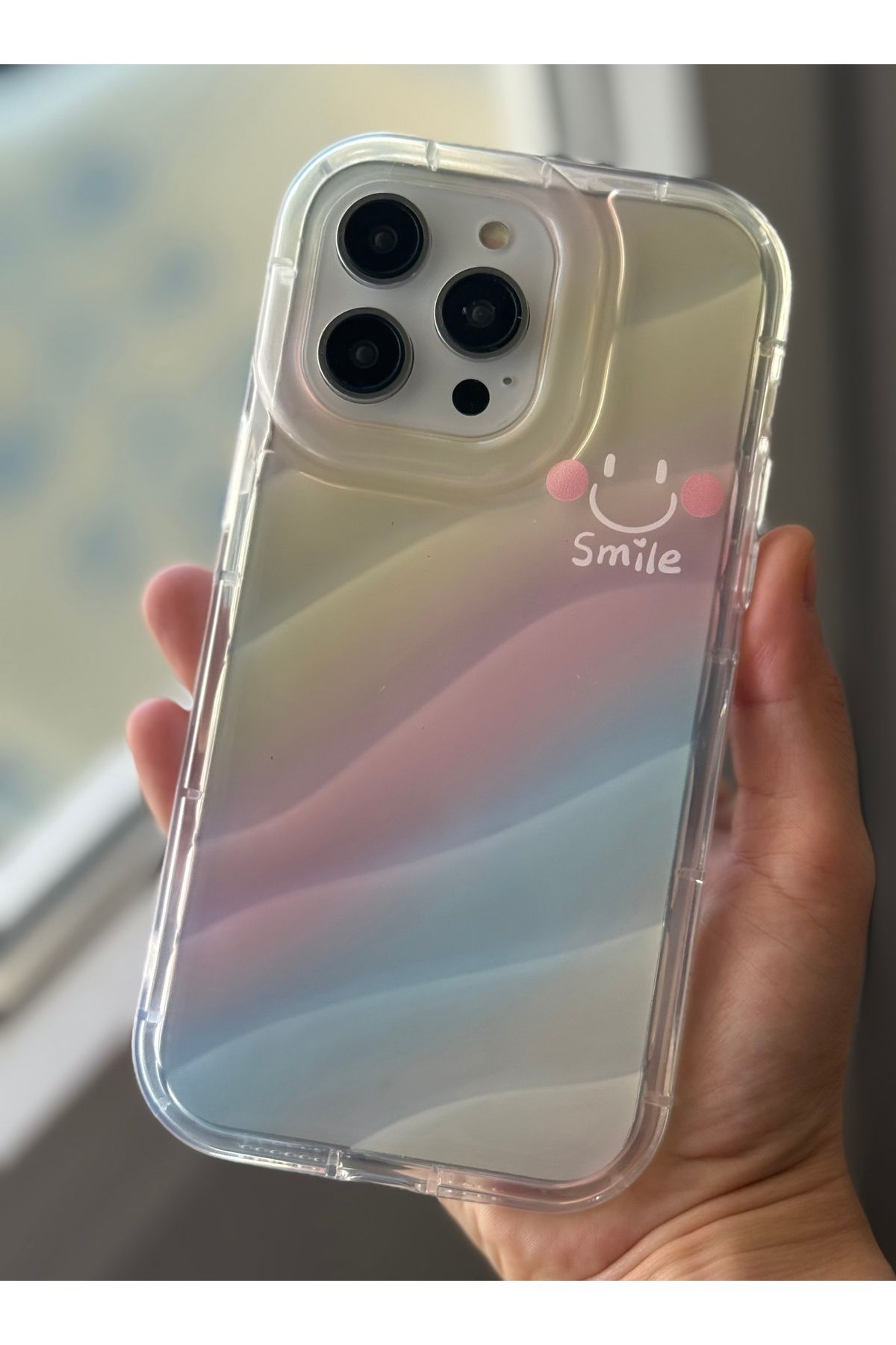 FİŞNEİLETİŞİM İPHONE 14 PROMAX/15 PROMAX UYUMLU SMİLE KILIF