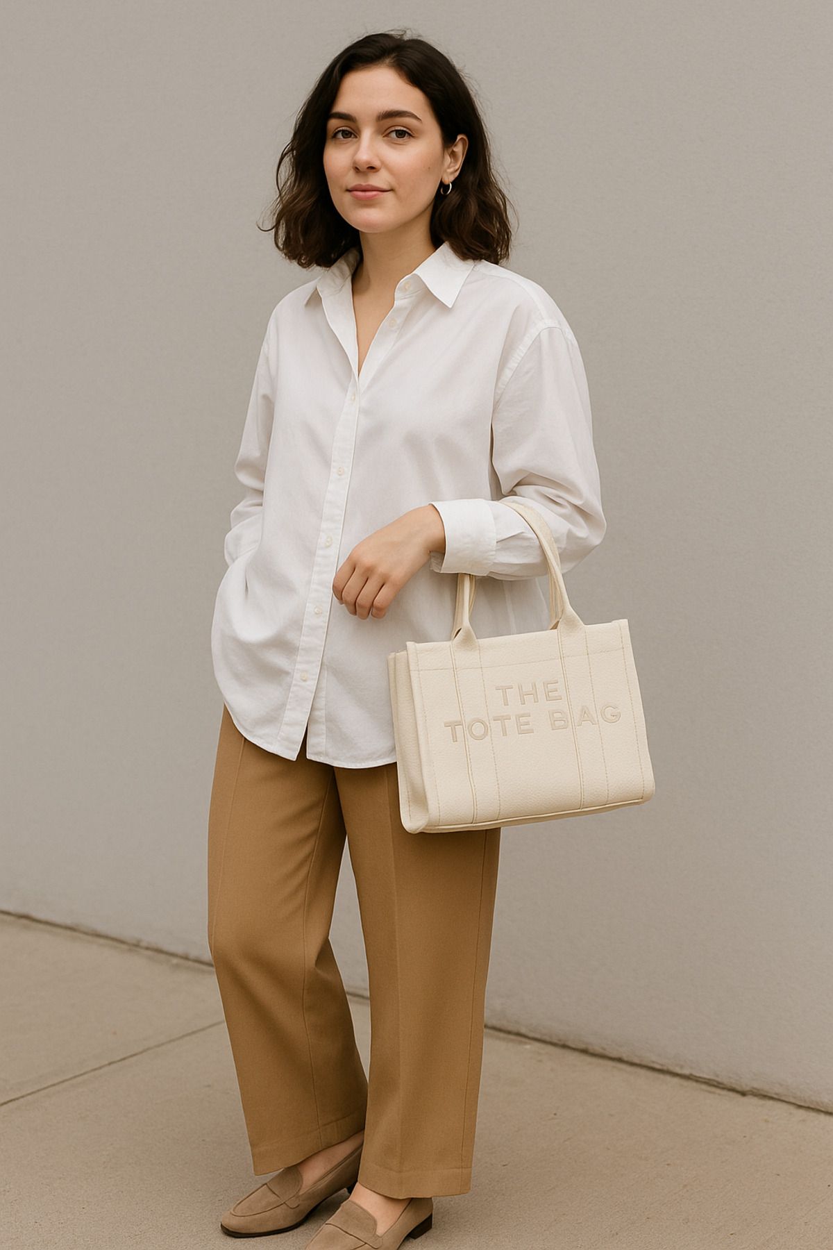 Satuna Kadın Deri Görünümlü Mini Tote Çanta - The Tote Bag Stili
