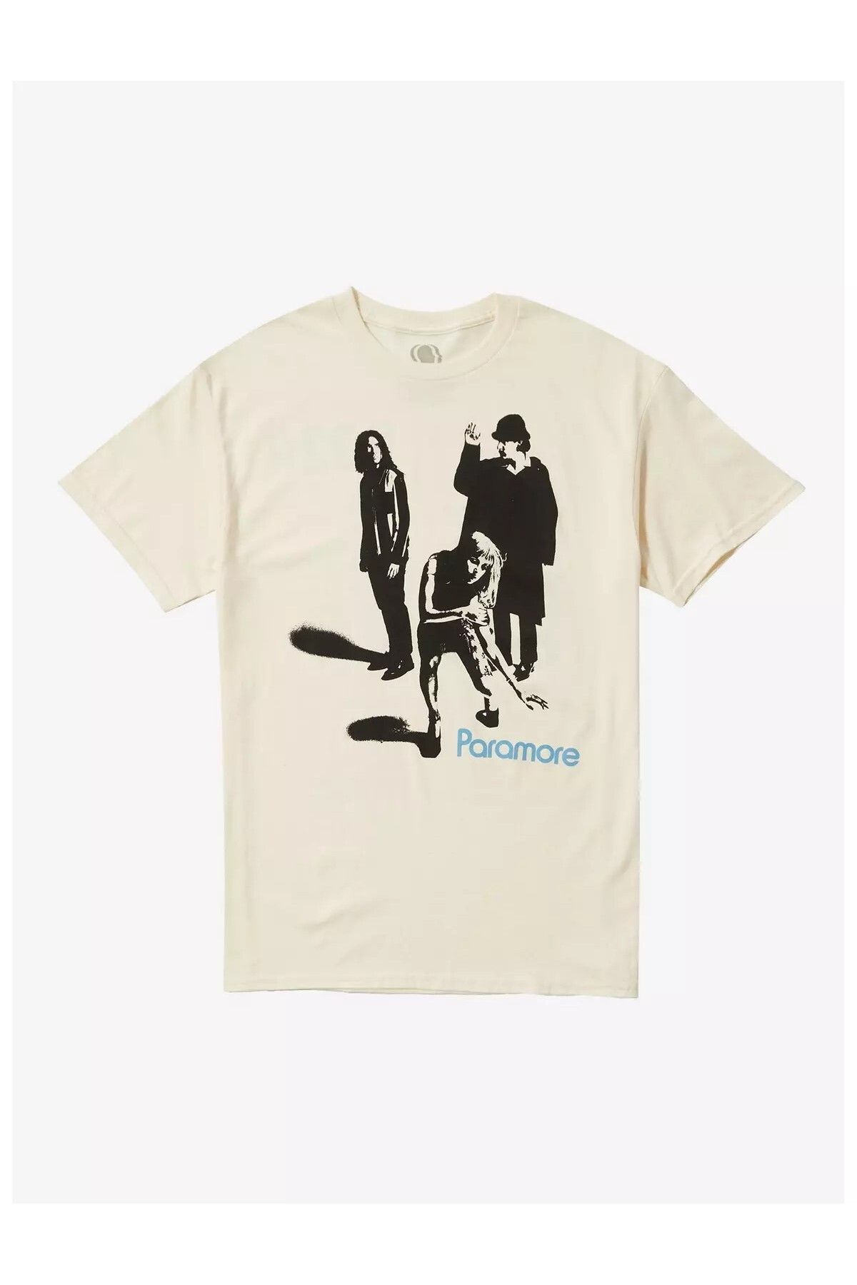 DEEFWEAR Bej Paramore Group Europe 2024 Tour Ön Baskılı Unisex Oversize Tshirt