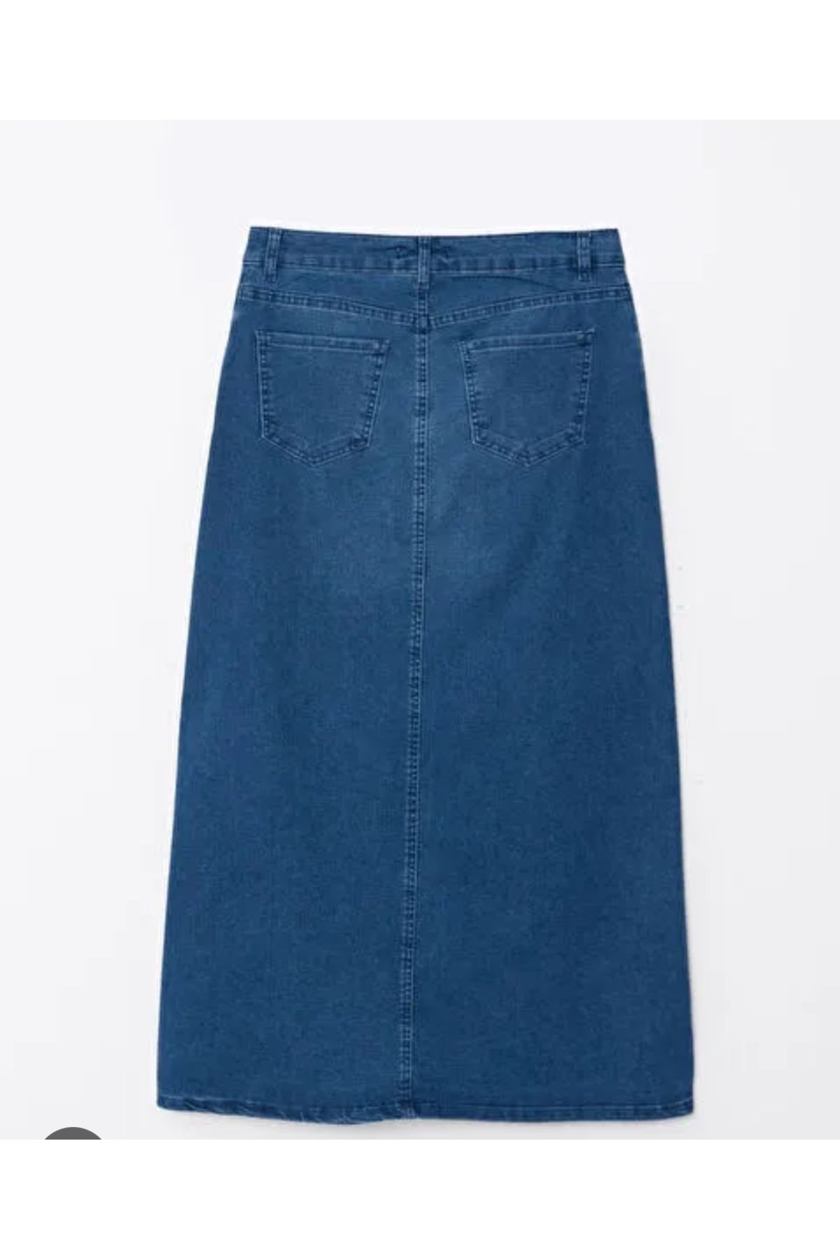 couis denim likralı uzun etek