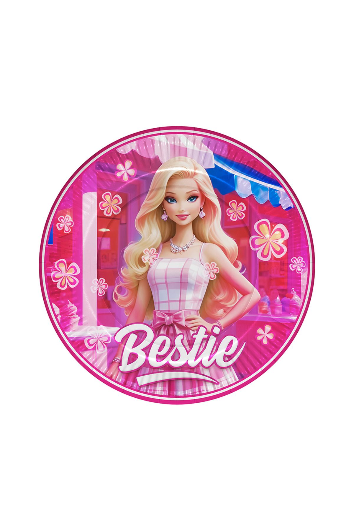 ALPJOY Karton Tabak 23cm 8li Bestie
