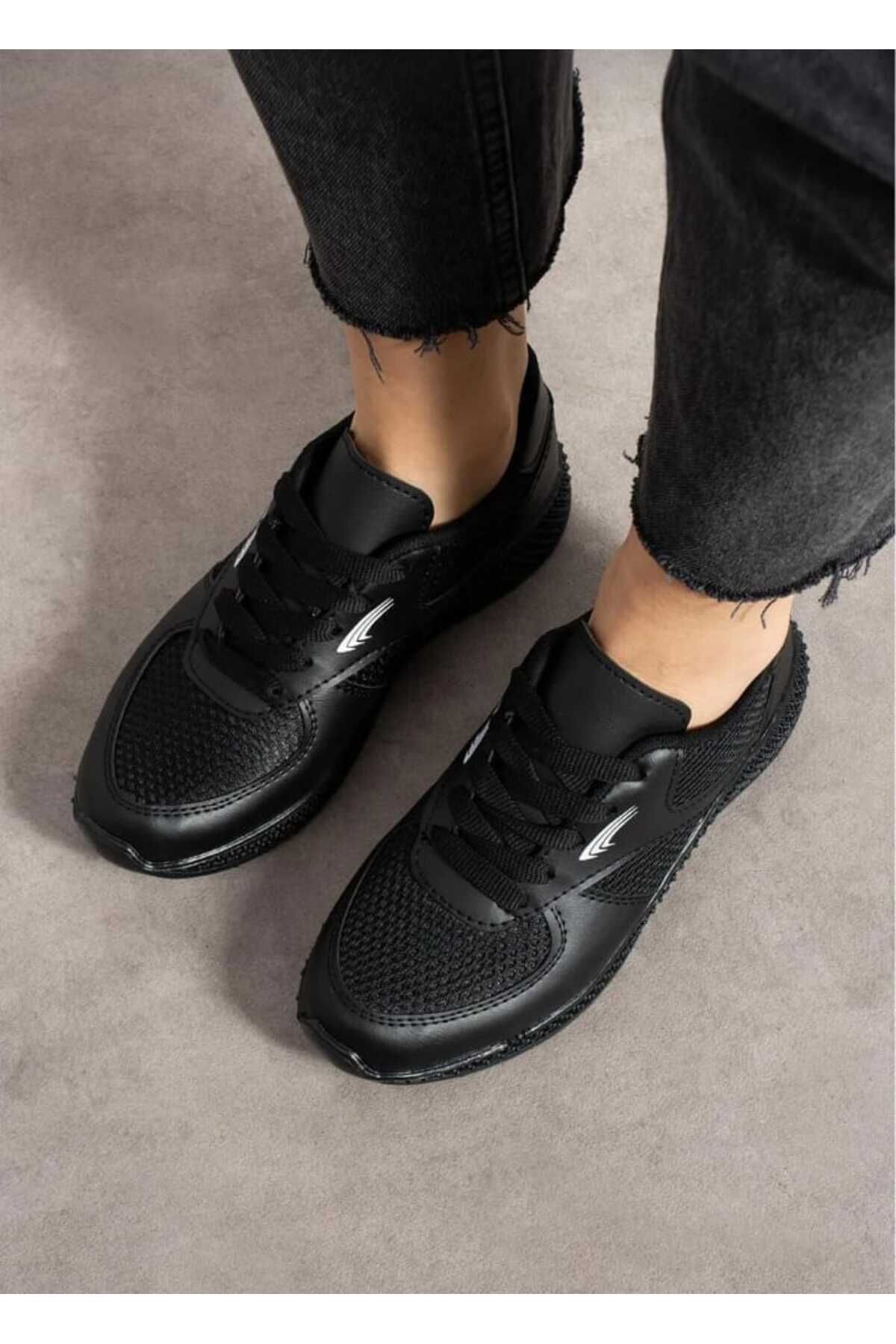 Butik KOPYA - Kadın Erkek Unisex Kalın Taban Yazlık Fileli Hafif Rahat Esnek Taban Sneaker Spor Ayakkabı