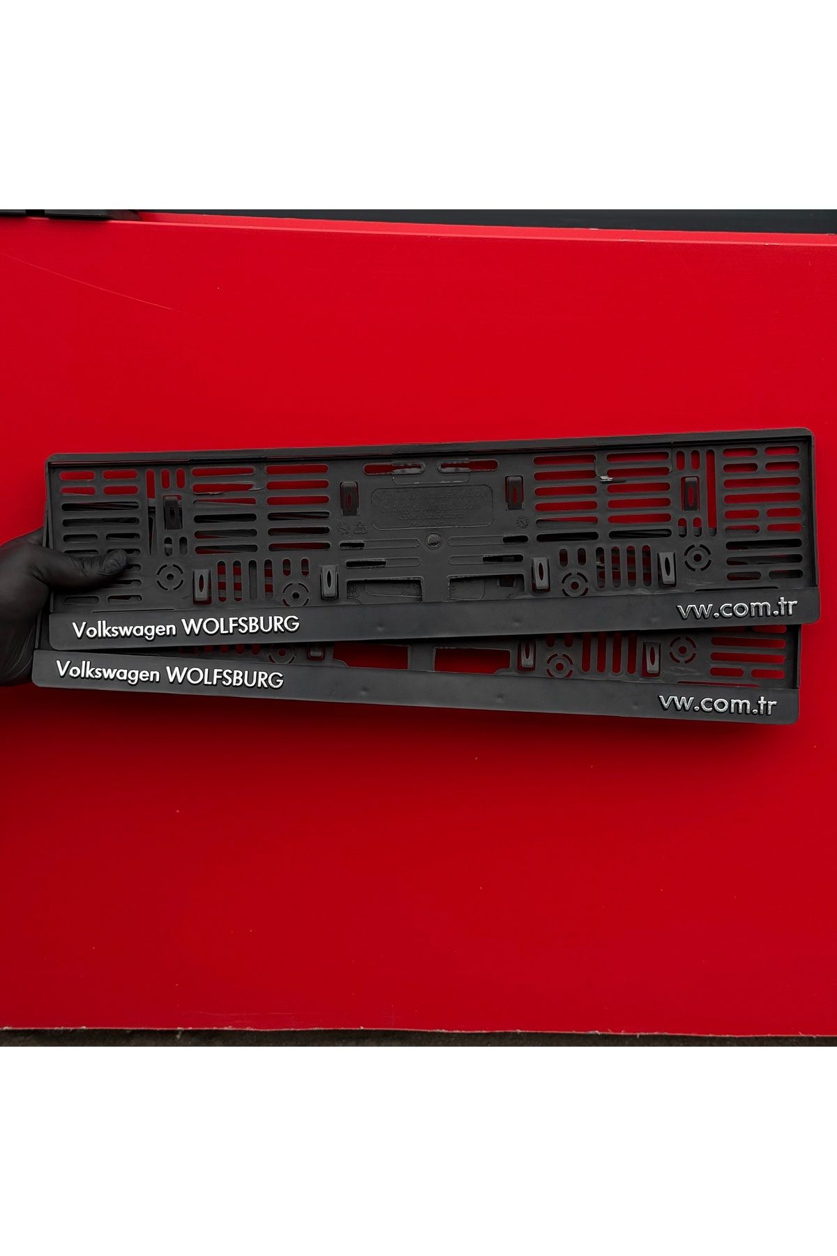 Korkmaz Oto Market & Aksesuar Volkswagen Wolfsburg Servis Plakalık 2 Adet