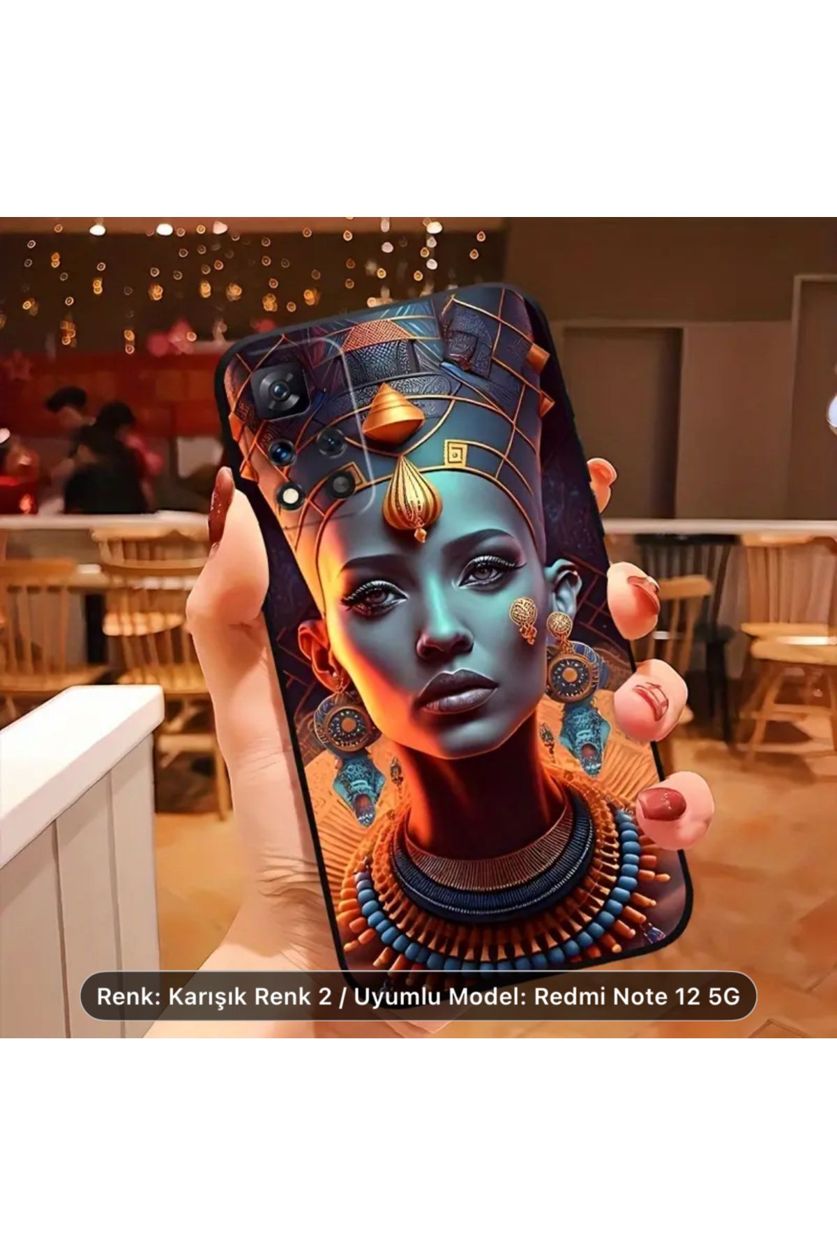 Store Xiaomi Redmi Note 12 5G Desenli Silikon Kılıf