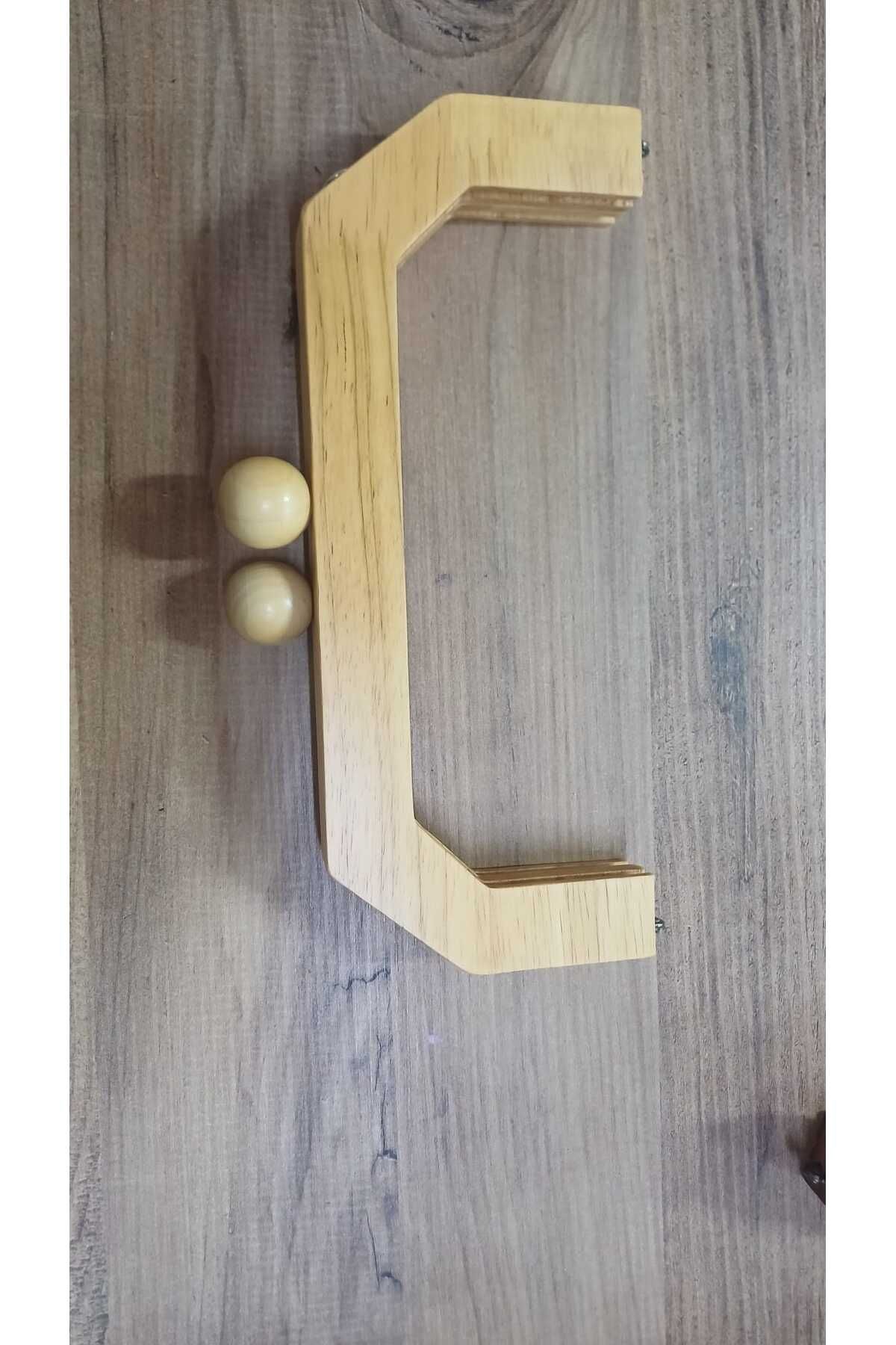 KAR KÜRESİ Çanta Aksesuar 23 Cm Ahşap Burs Ahşap Toplu