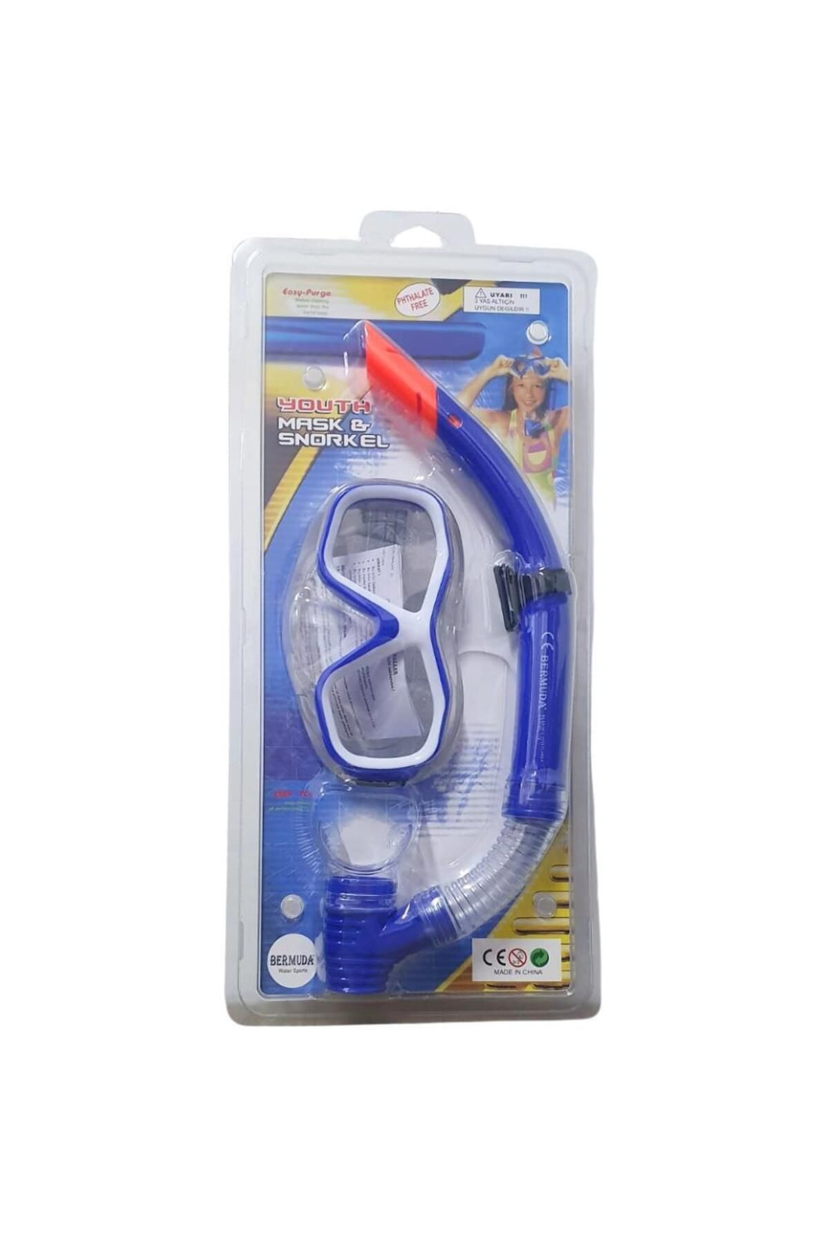 merland benvecocuk Çocuk Maske ve Şnorkel Cobra Dalış Seti - 2380A/113CSB (Lisinya)