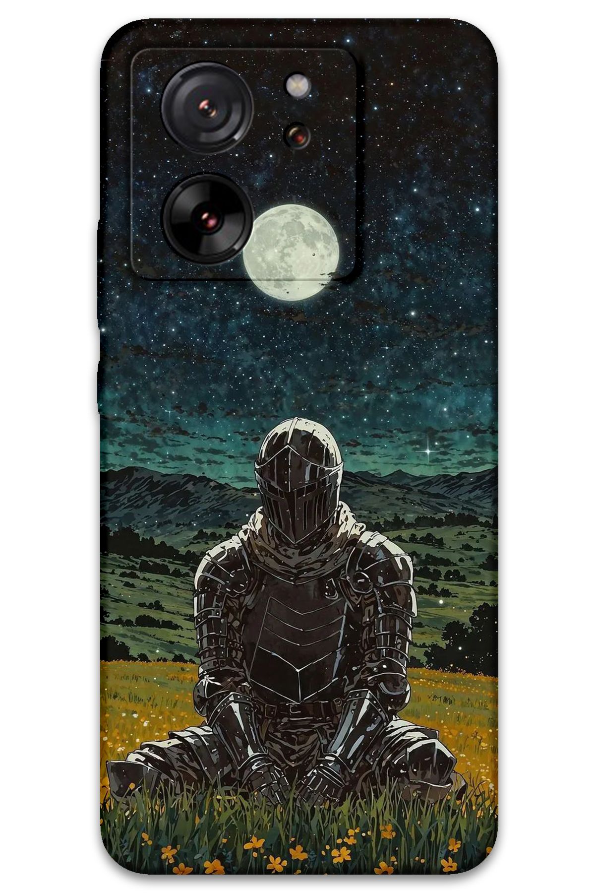 Gramaphone Xiaomi Mi 13T Pro Uyumlu Retro Desenli Telefon Kılıfı + Ekran Koruyucu - 5844