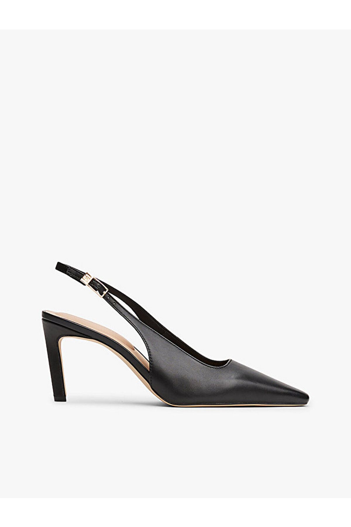 Tommy Hilfiger Leather Pointed Toe Slingback Heels