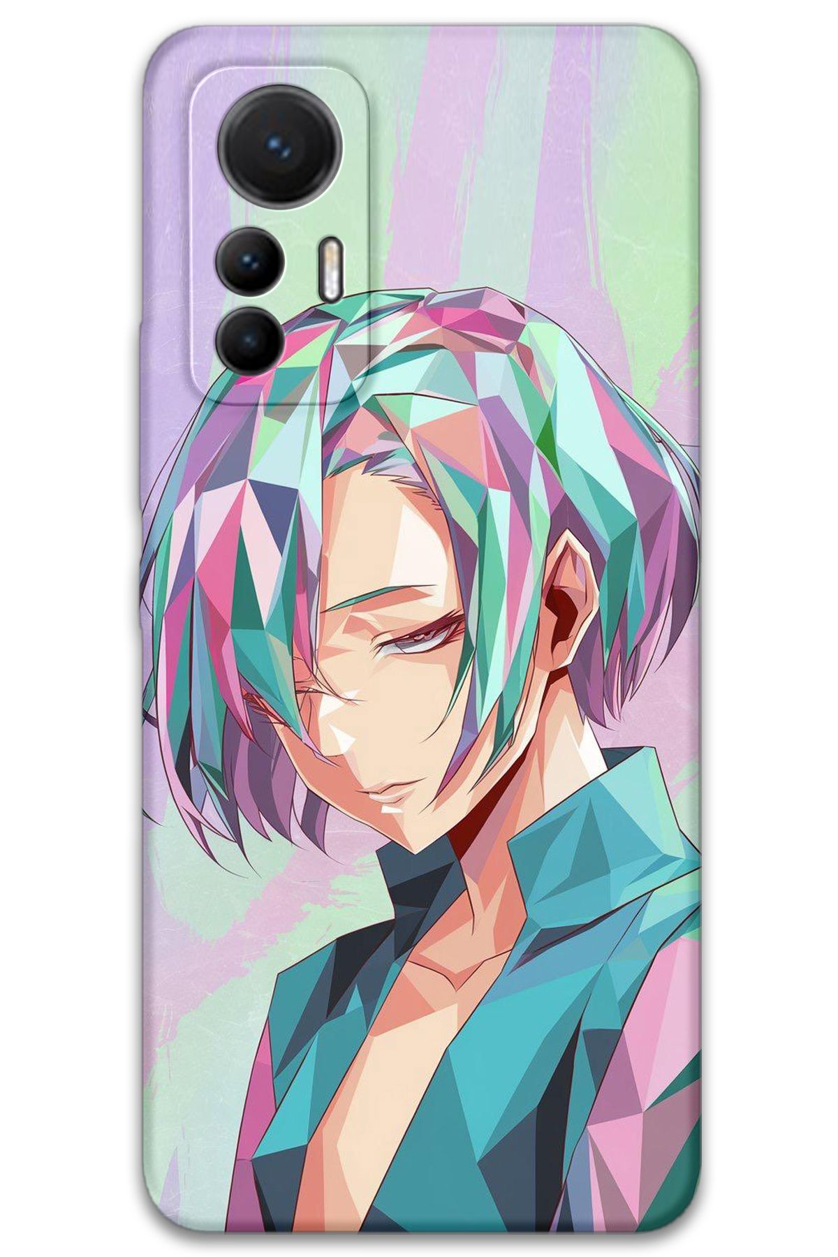 Gramaphone Xiaomi Mi 12 Lite Uyumlu Anime Desenli Telefon Kılıfı + Ekran Koruyucu - 5743