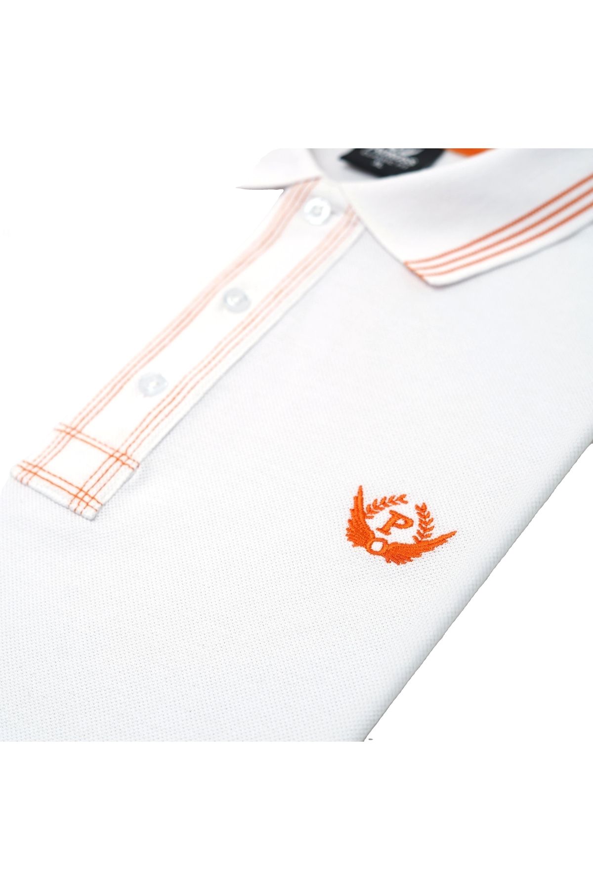 PAOROSS % 100 Giza Pamuk Premium Kalite Erkek Beyaz Klasik Polo Yaka T-shirt Özel Şık Ve Rahat Tasarım