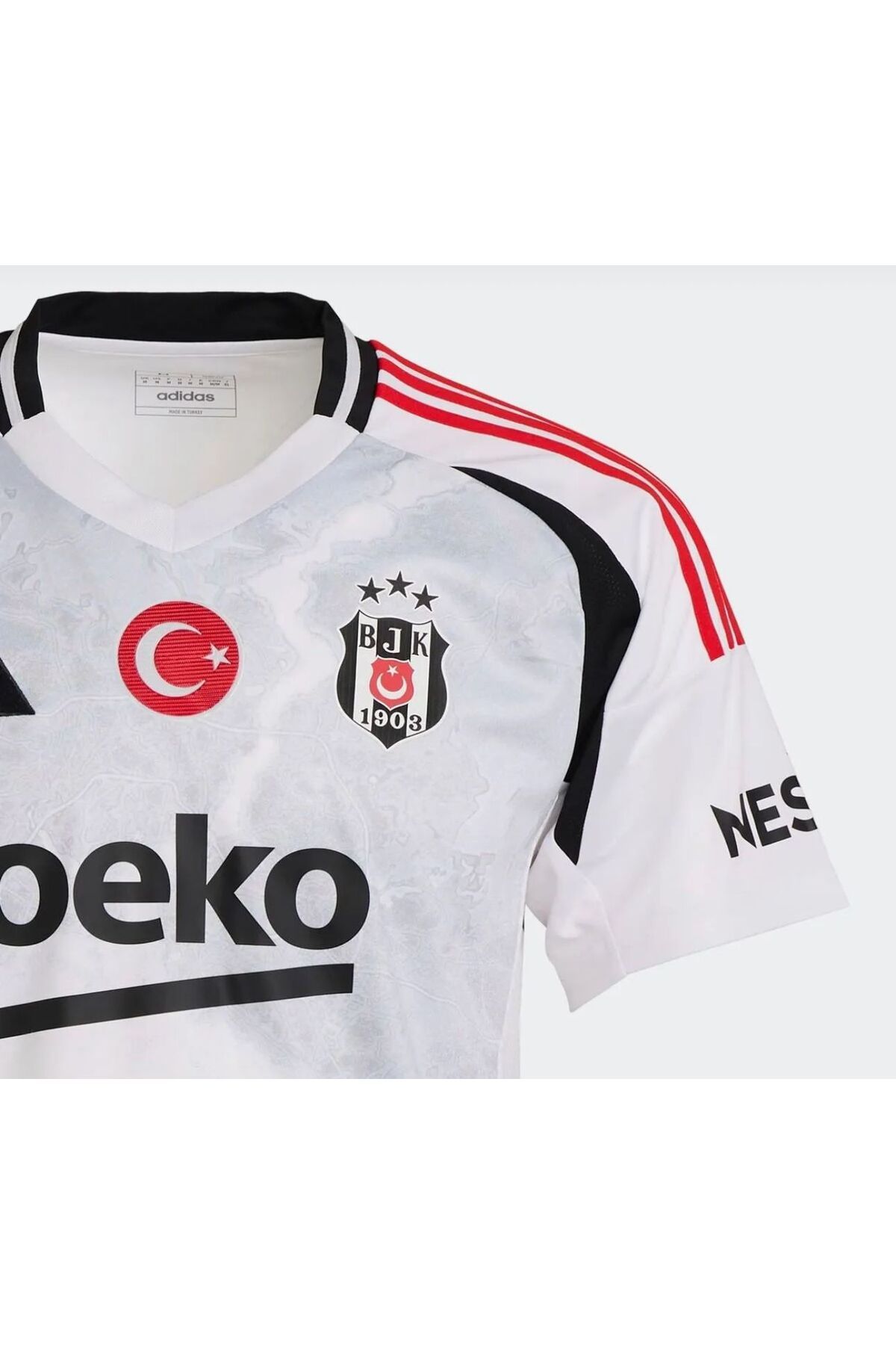 candy cup BÊŞÎKTÂŞ-İSİMSİZ NEW SEZON 25/26 GRİ RENK HARİTA DESEN FUTBOL FORMASI VS SPOR ATLET