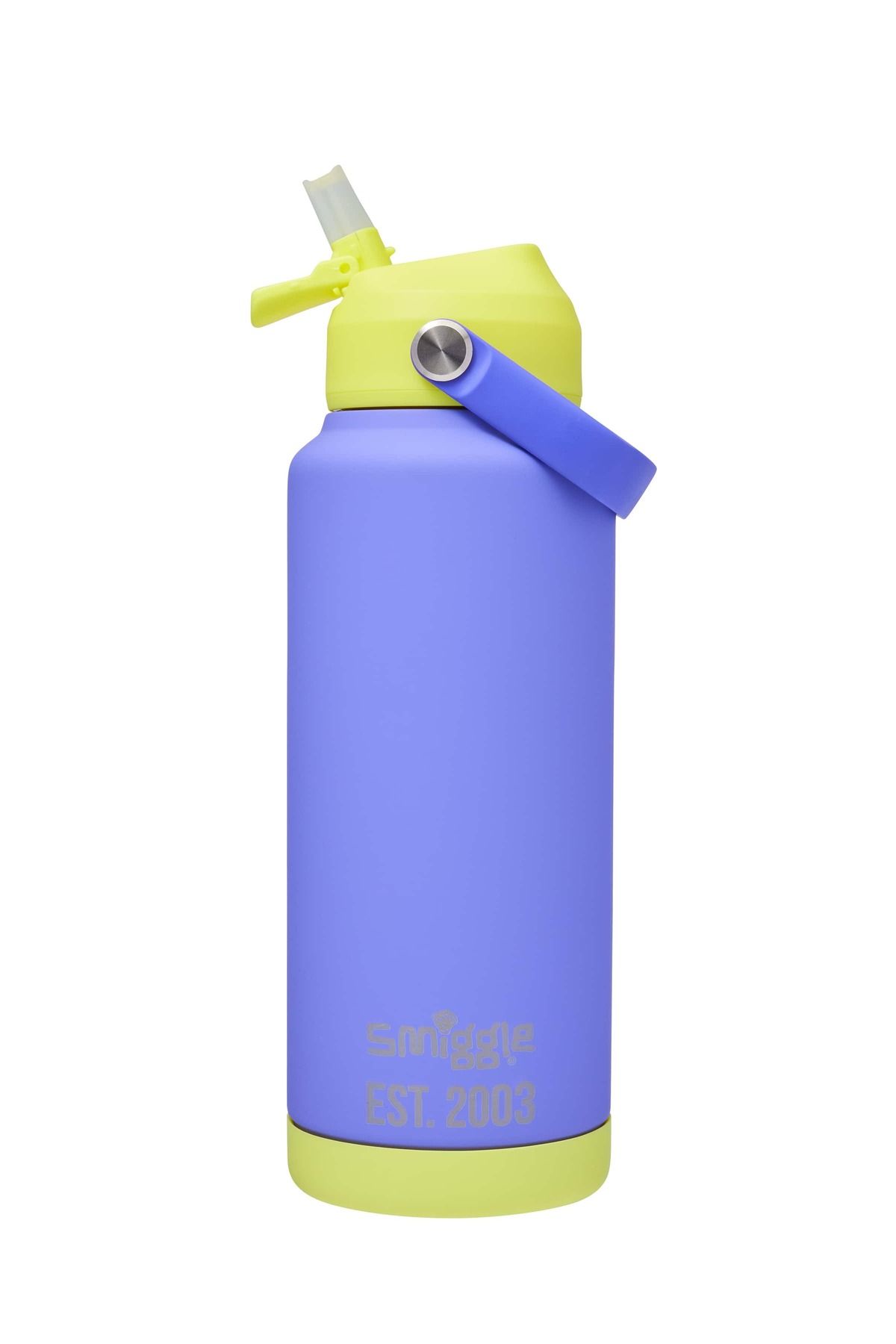 SMIGGLE Neon Squiggle Yalıtımlı Paslanmaz Çelik İçecek Şişesi 1L