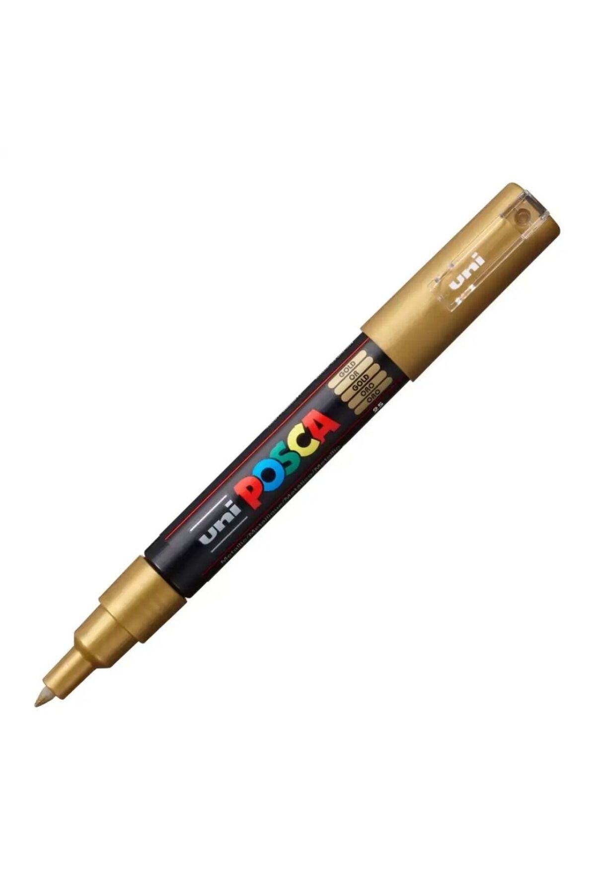 Uni Posca Posca Akrilik Marker Metalik Altın