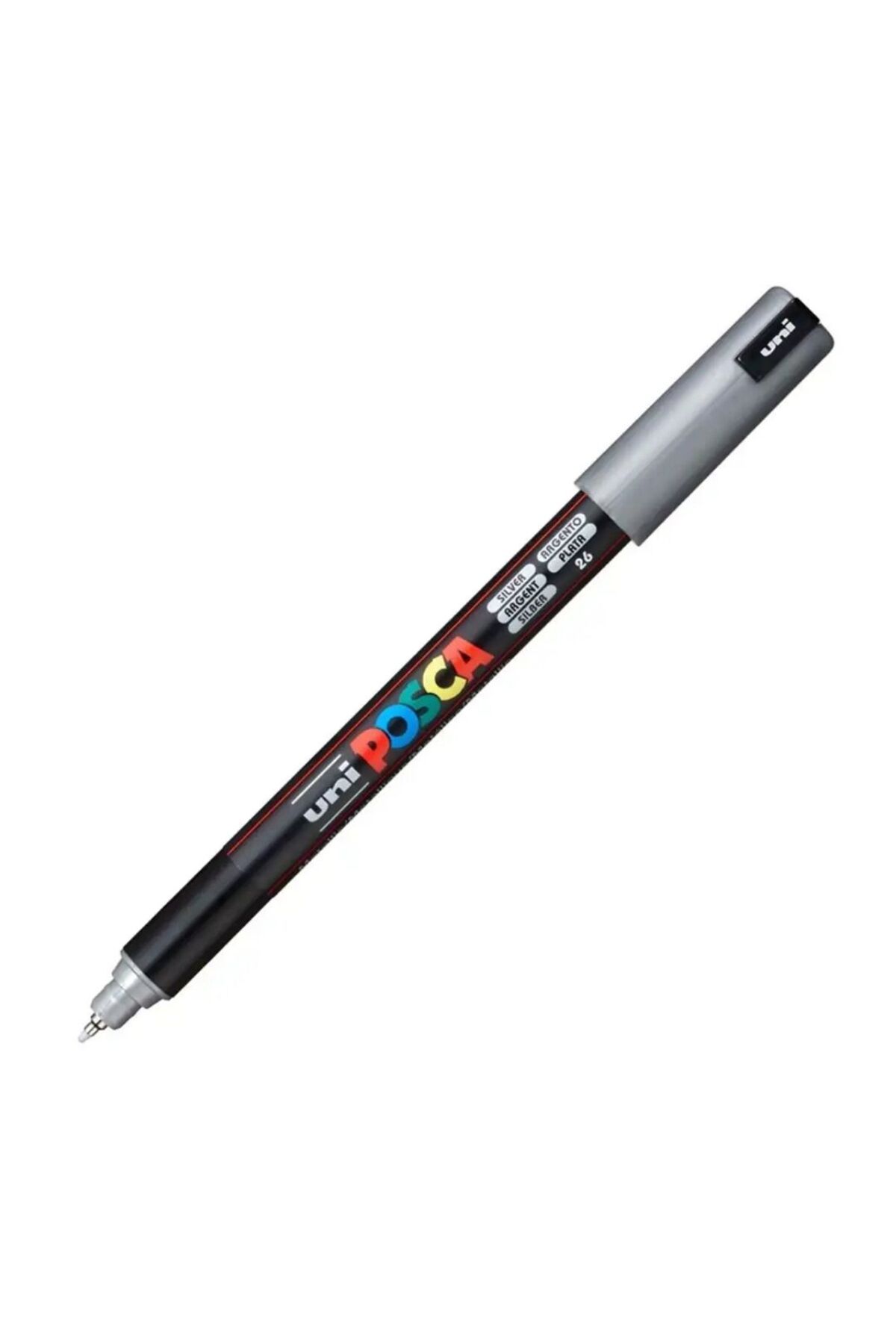 Uni Posca Posca Akrilik Marker Pc-1mr (0.7MM) Metalik Gümüş