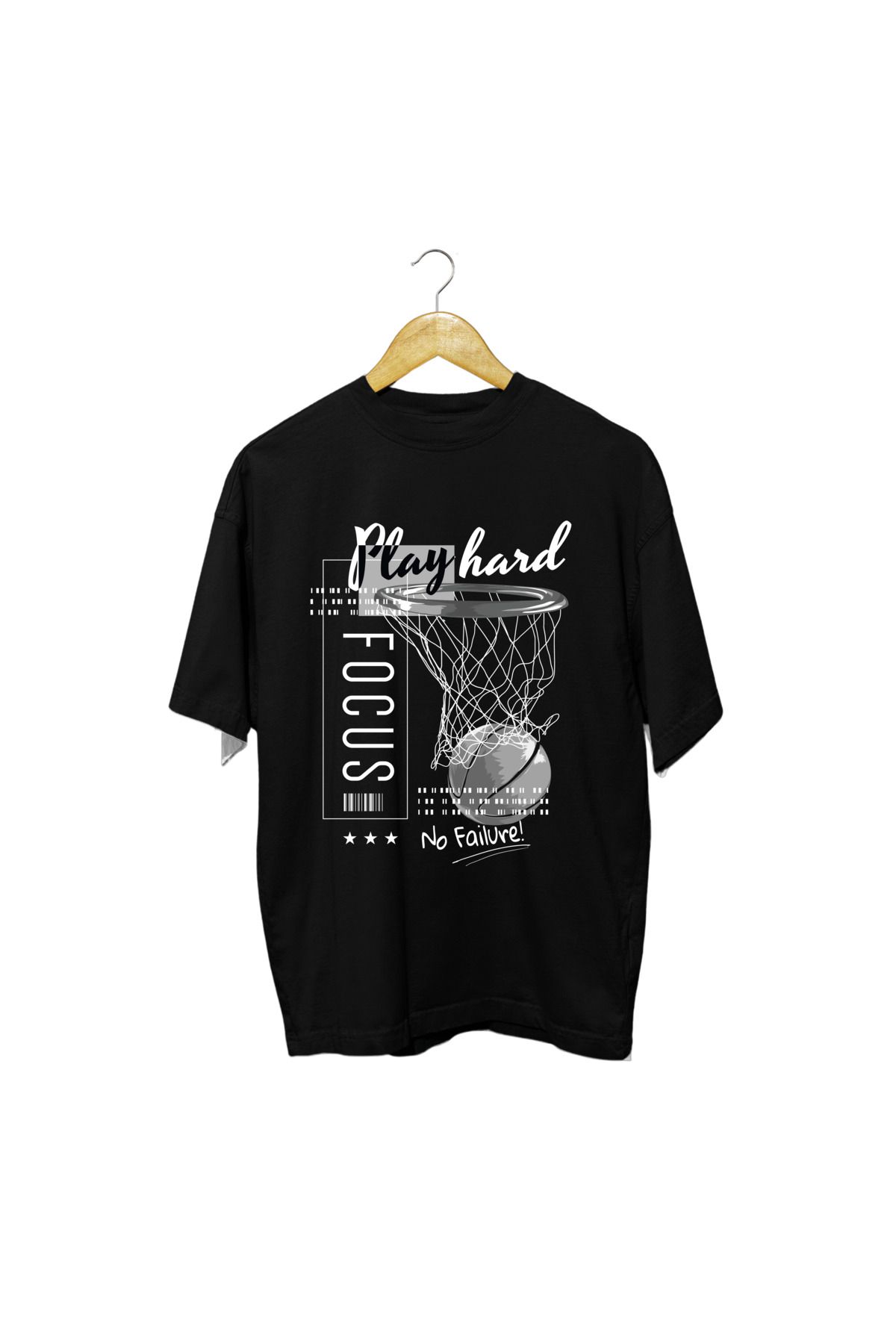 ick artwear MAY HAND FOCUS BASKILI ULTRA COMFORT OVERSIZE TSHIRT – 30/1 SÜPREM PENYE