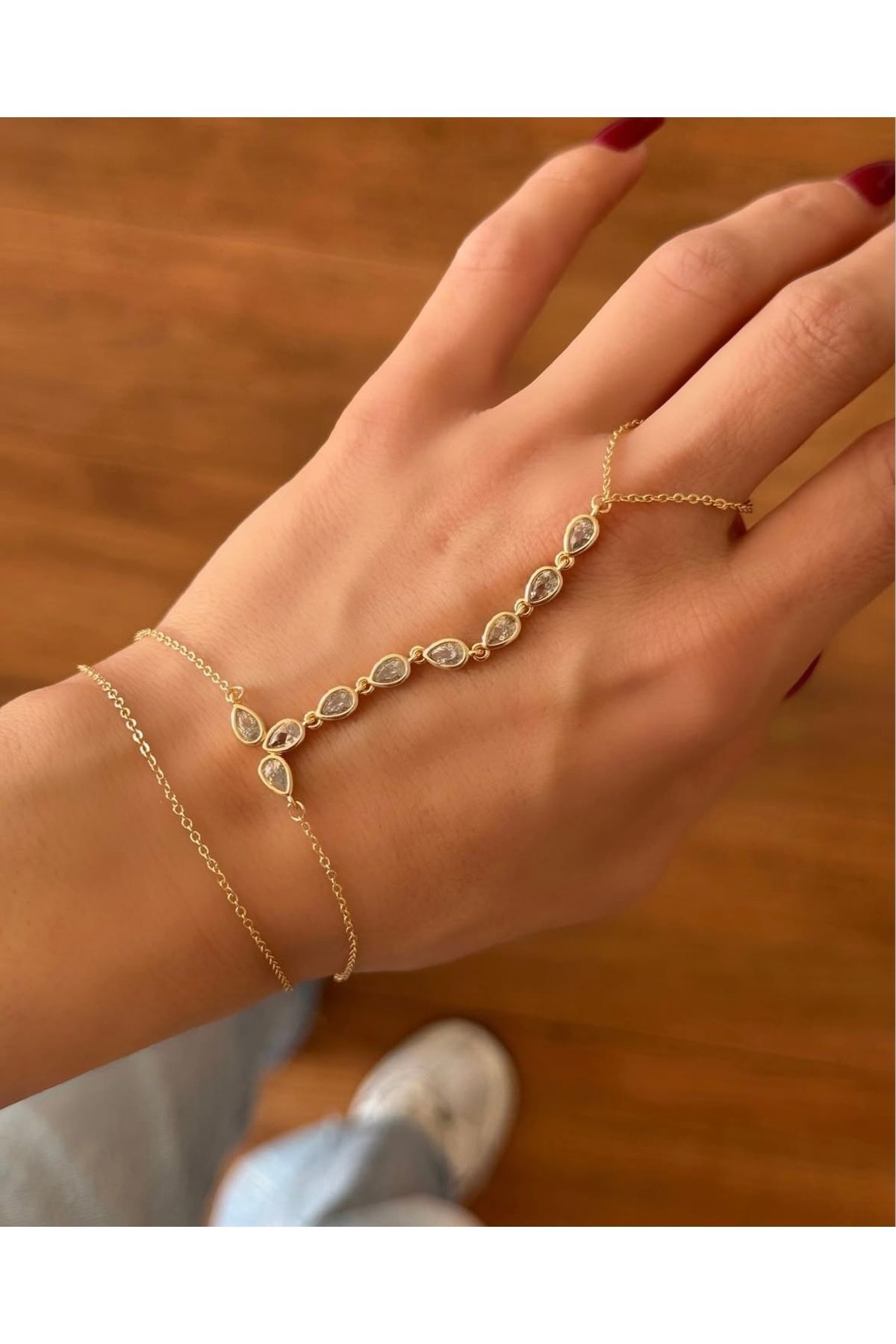 Twinssis Accessories Damla Model Çift Sıra Şahmeran