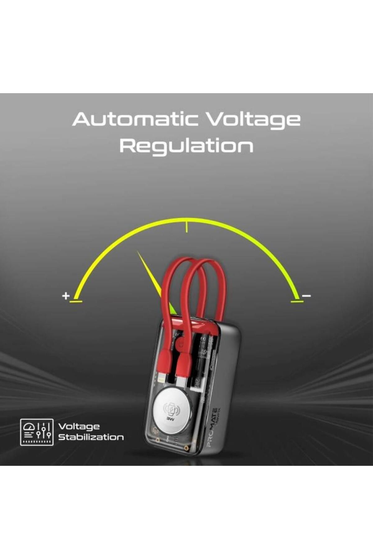 Promate-Promate 10000mAh Power Bank with 20W USB-C™ Input/Output 3