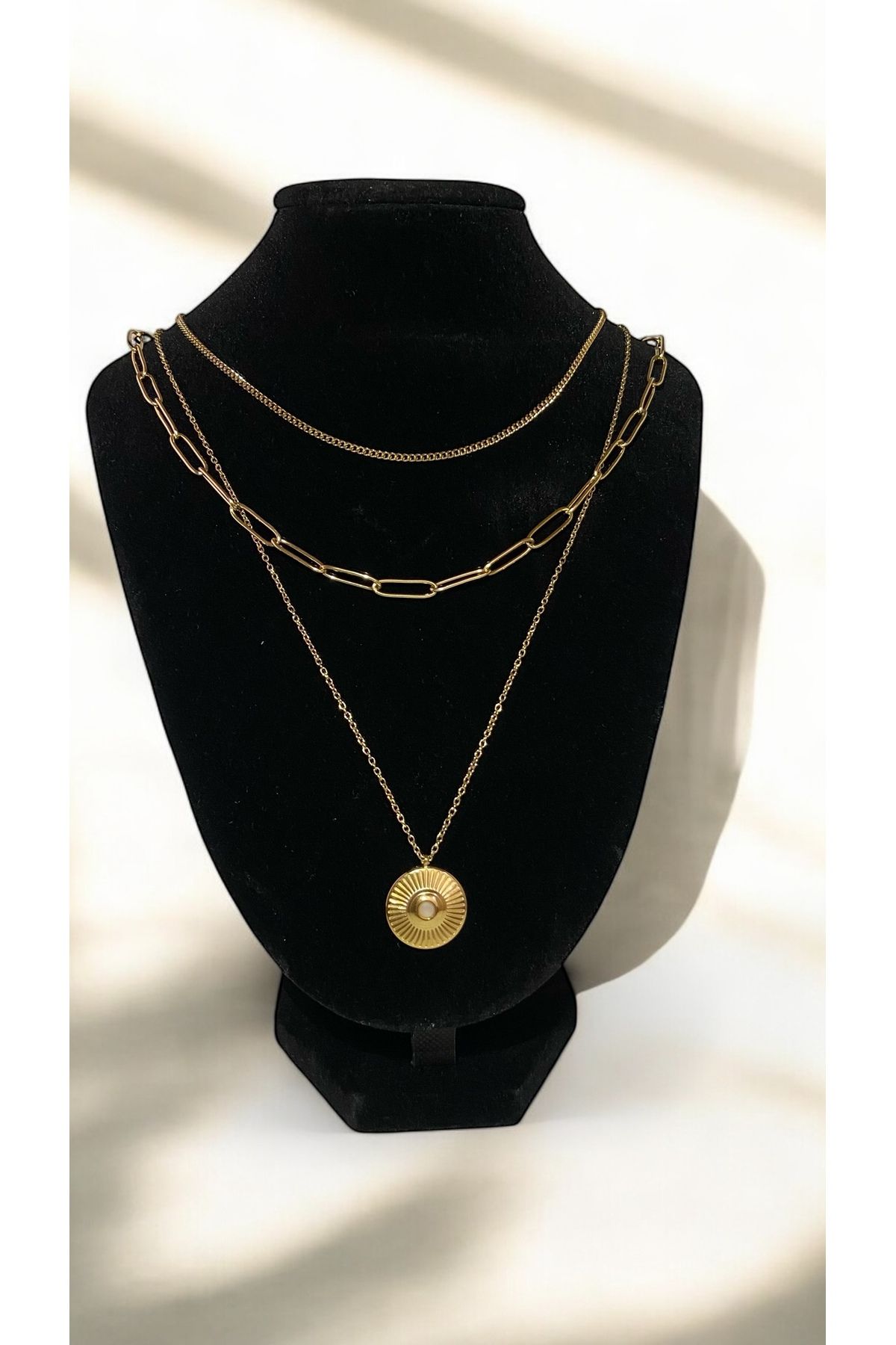 Velora Jewelry Çoklu çelik kolye