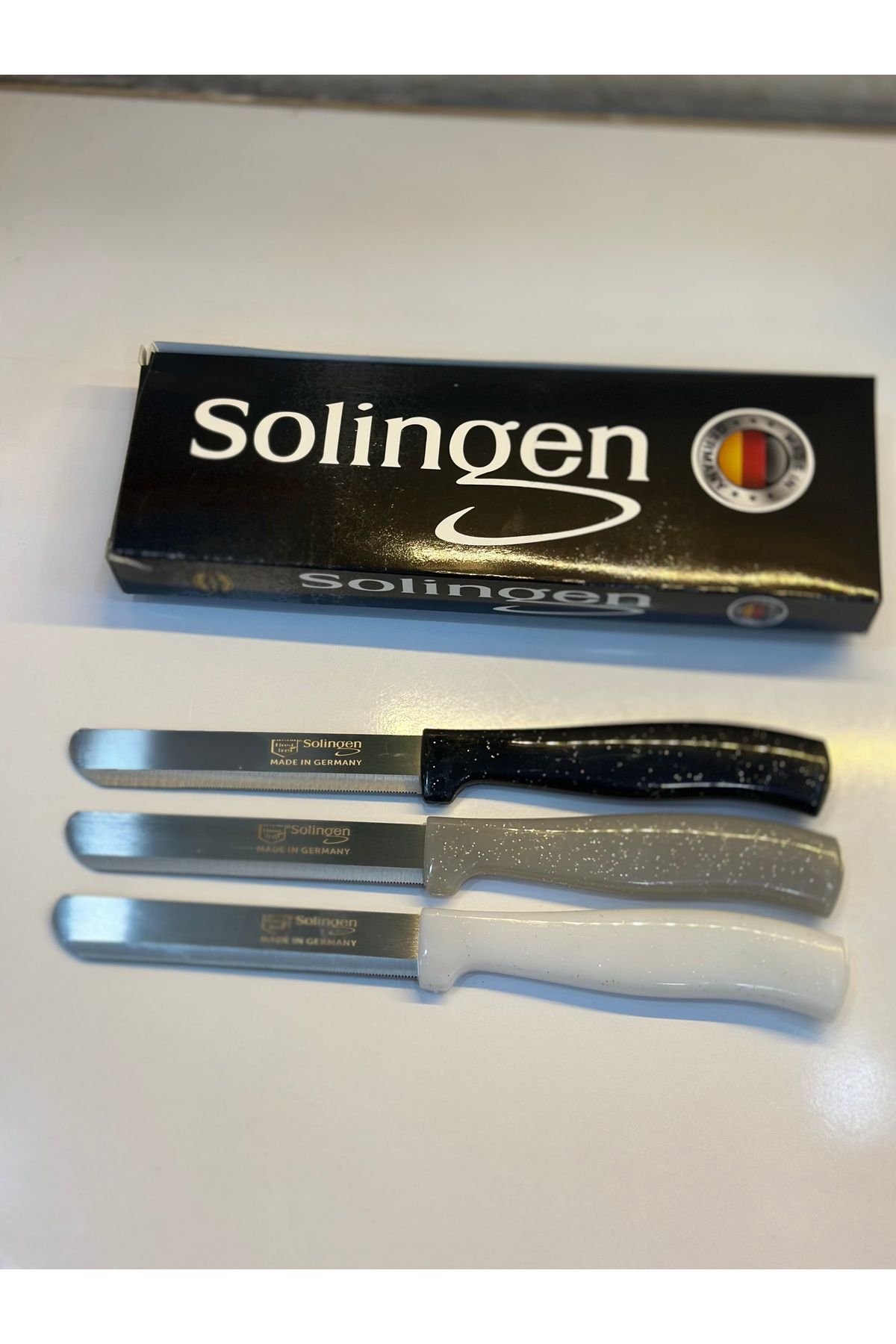 vanilinkitchen Solingen 3’lü Simli Micro Et Sebze Doğrama Bıçağı Seti