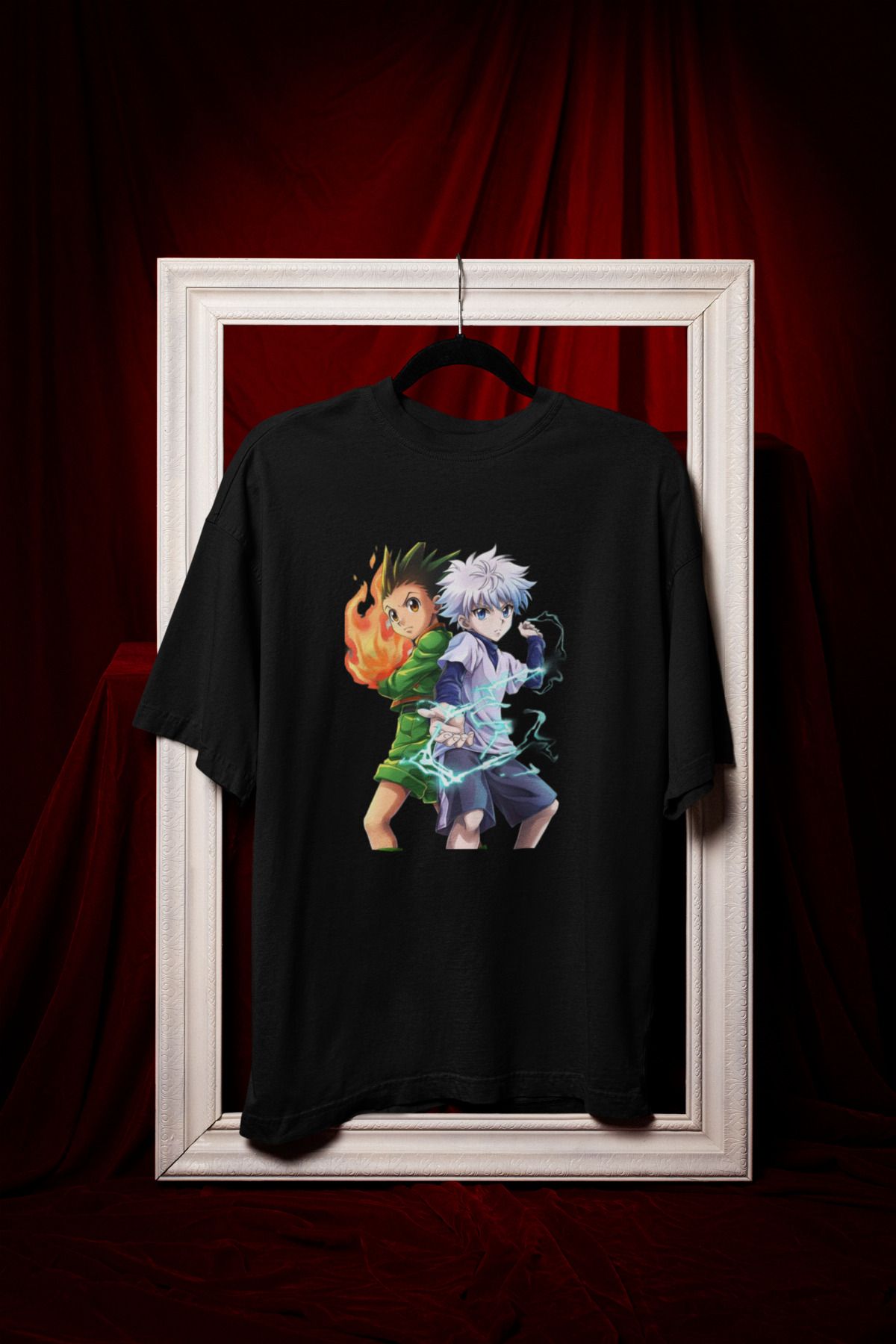 MAGORS HEROLAR BASKILI BİSİKLET YAKA PAMUKLU OVERSIZE KALIP KISA KOLLU UNISEX TSHIRT