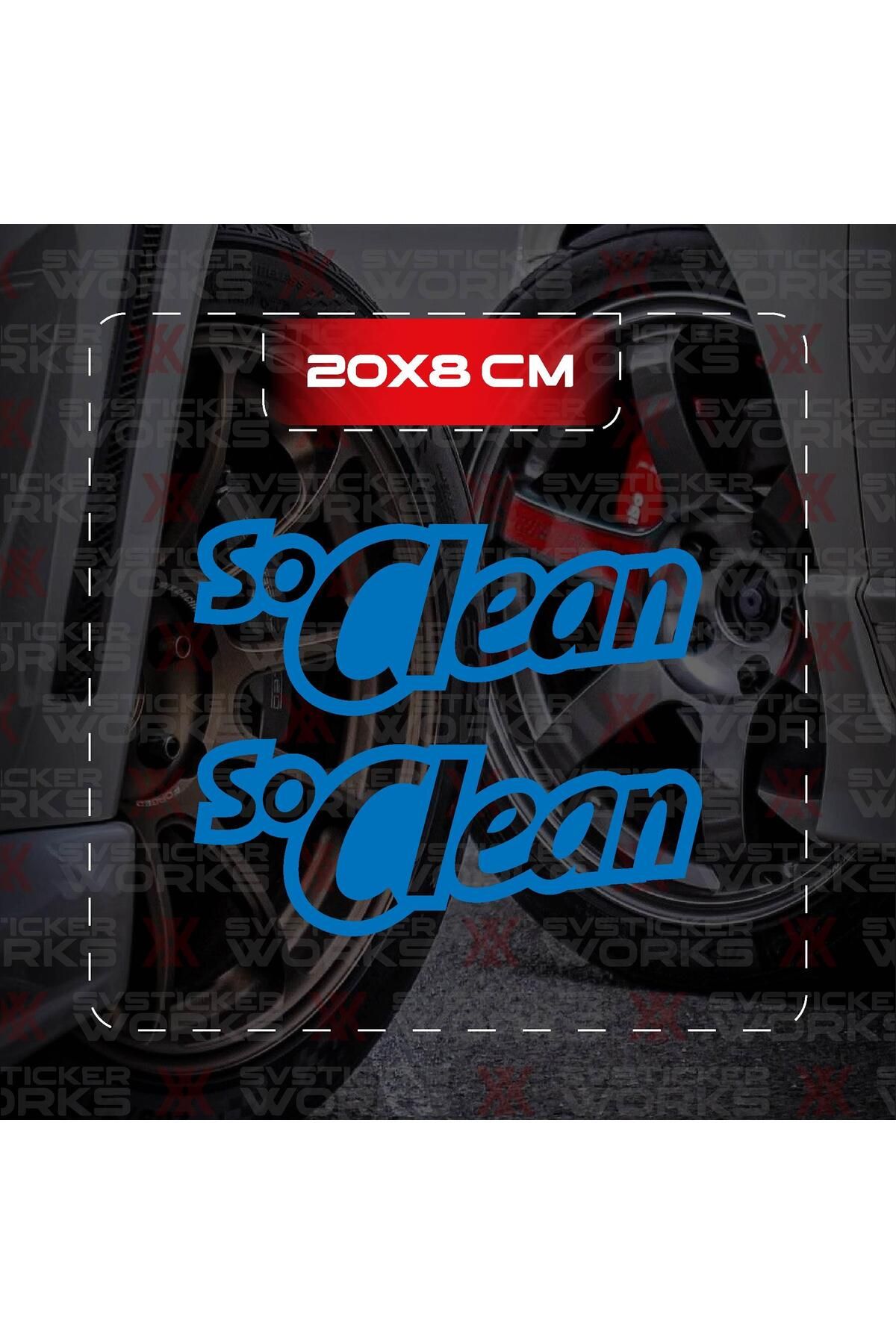 ARONA So Clean JDM Sticker Araba Laptop Motosiklet Sticker Yapışkanlı Folyo