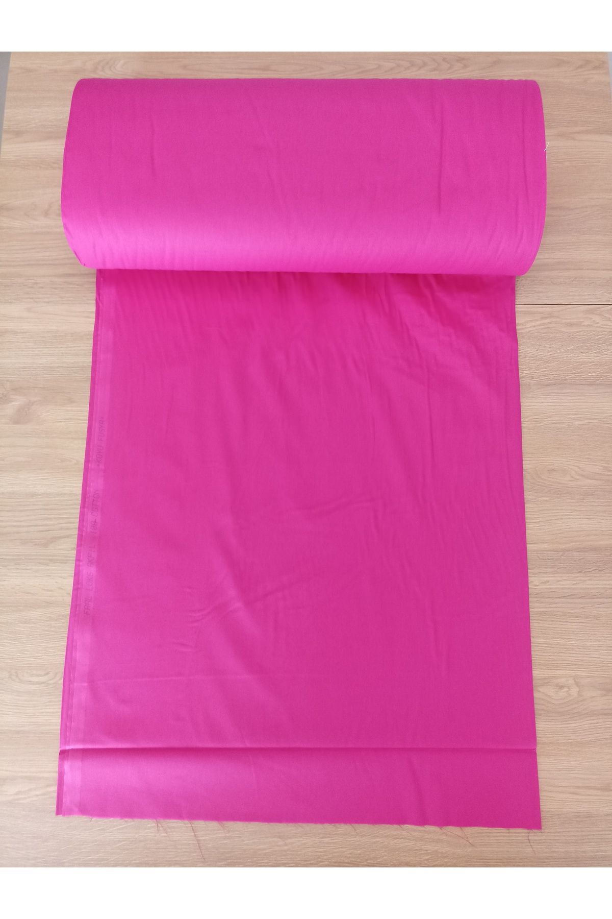 ida design store Düz Fuşya Renk %100 Pamuk Poplin Kumaş 100x240