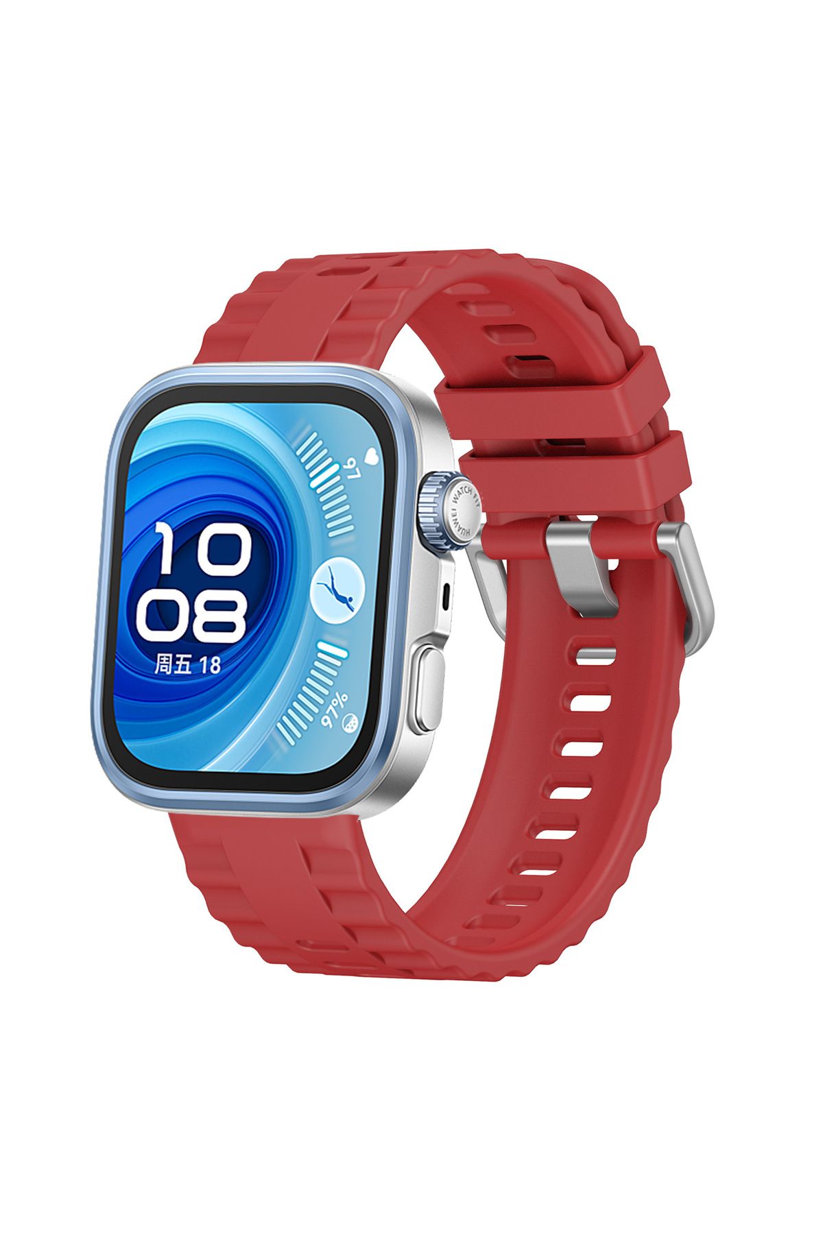 MMPSHOP Huawei Watch Fit 3 / Fit 4 / Fit 4 Pro Uyumlu Silikon Akıllı Saat Kordon