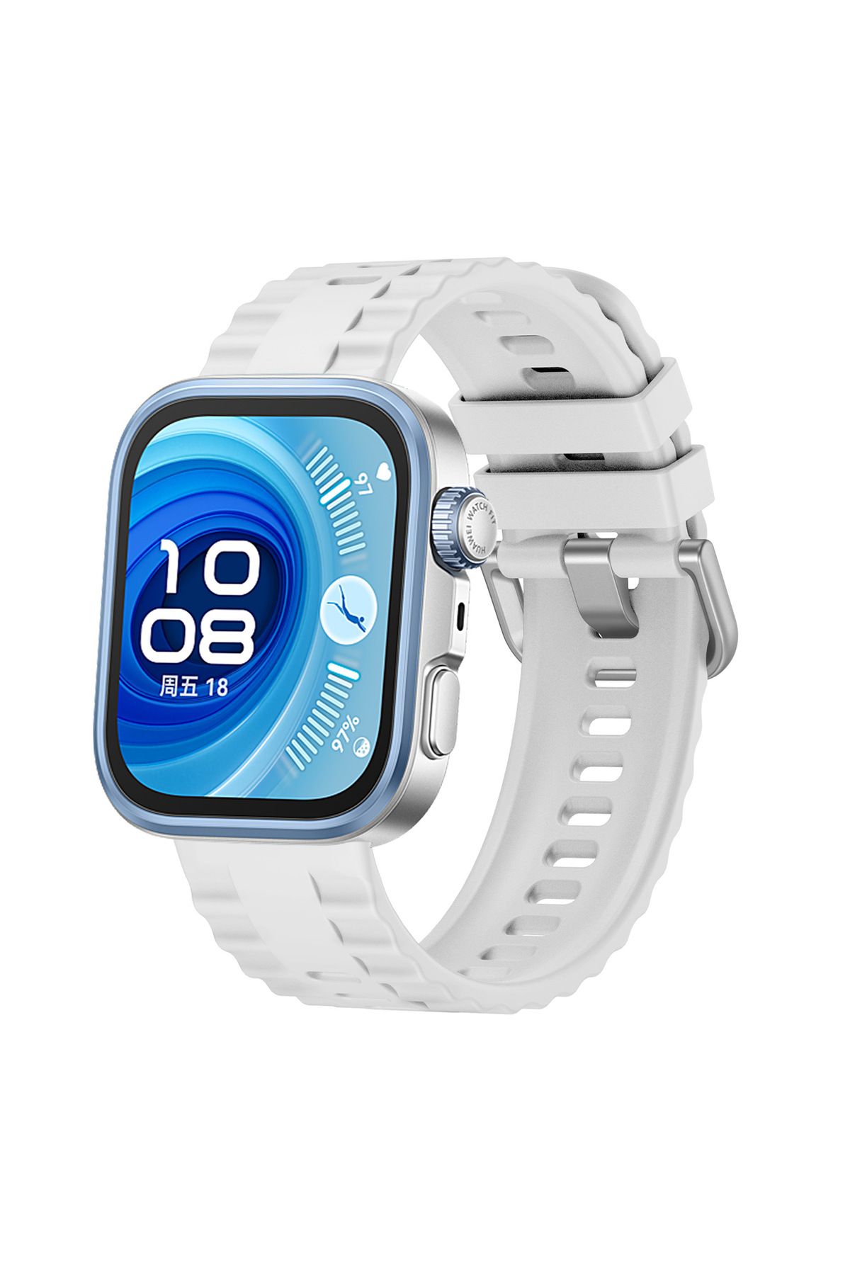 MMPSHOP Huawei Watch Fit 3 / Fit 4 / Fit 4 Pro Uyumlu Silikon Akıllı Saat Kordon