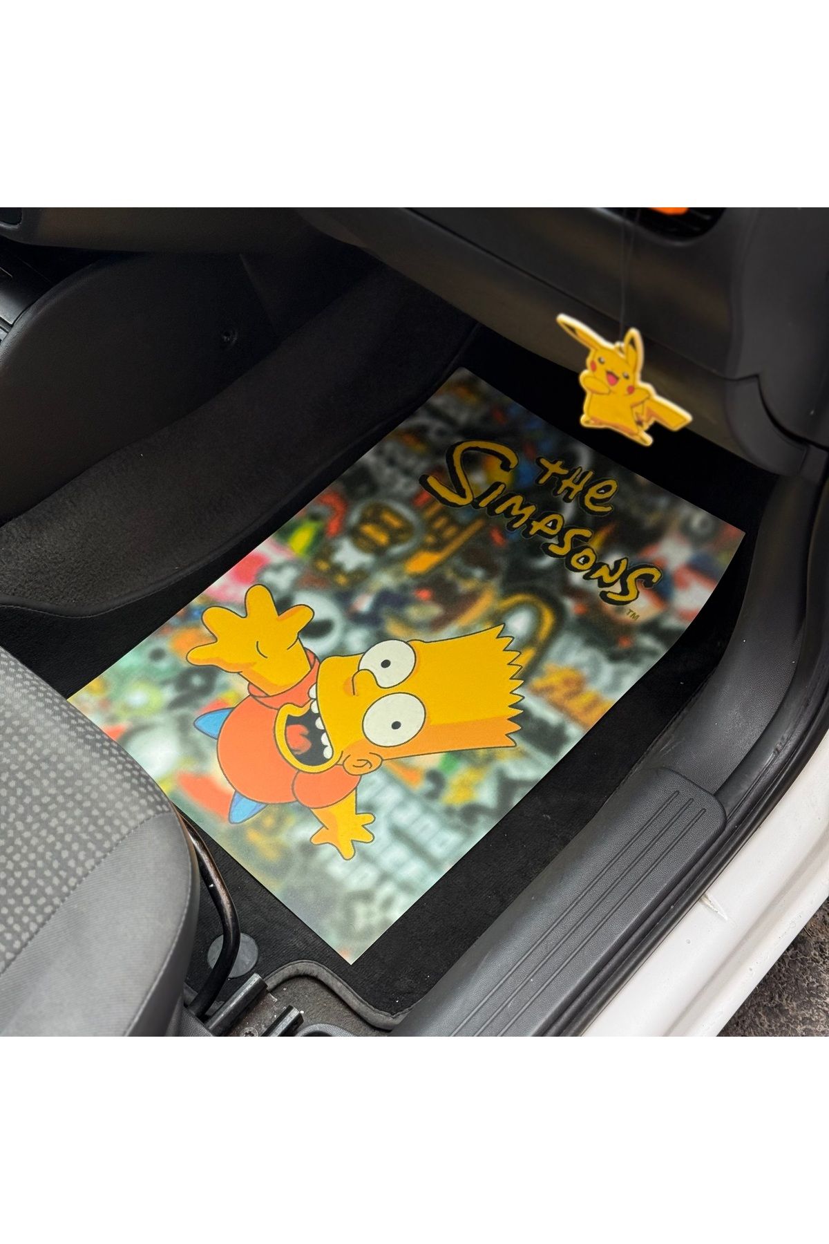 Korkmaz Oto Market & Aksesuar 50 Adet The Simpsons Dekor Paspas Kağıdı Suya Dayanıklı A Kalite