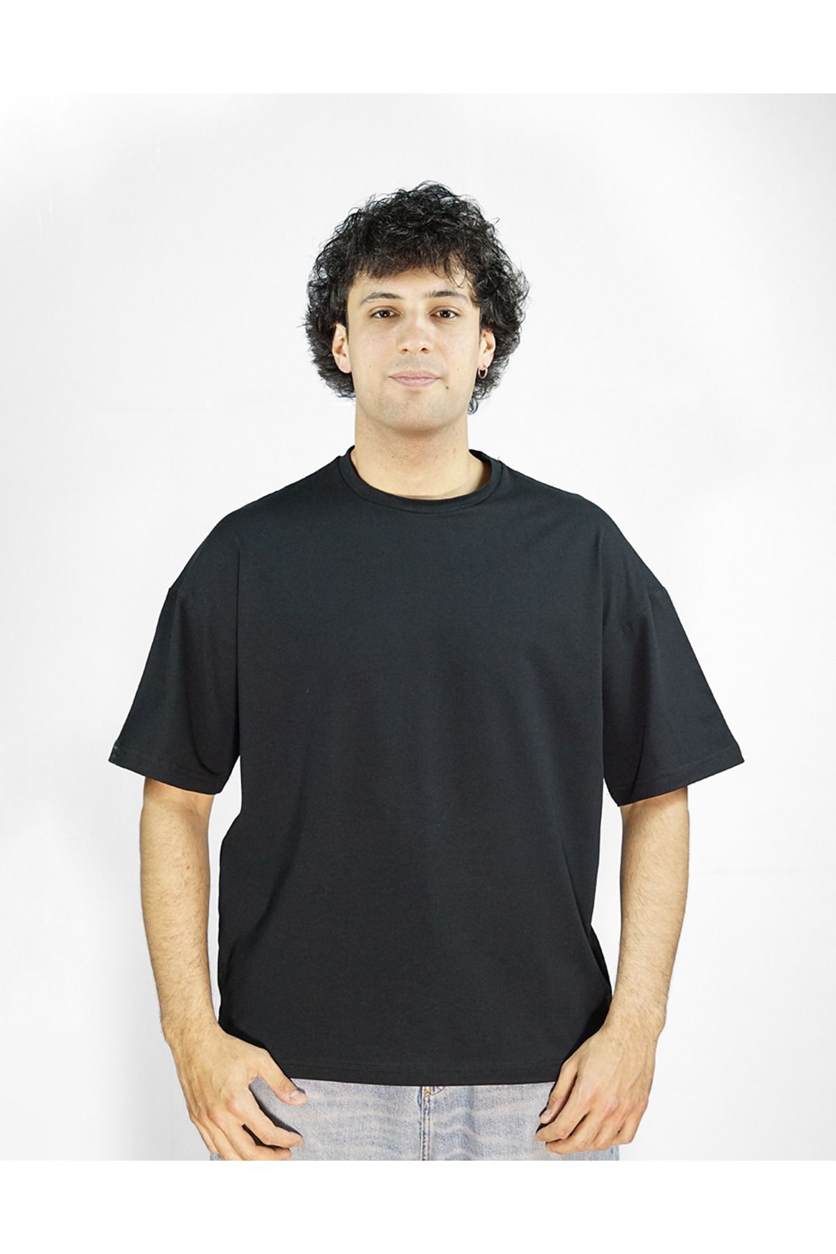 duck store Basic | Premium Siyah Renk Erkek T-shirt | Oversize