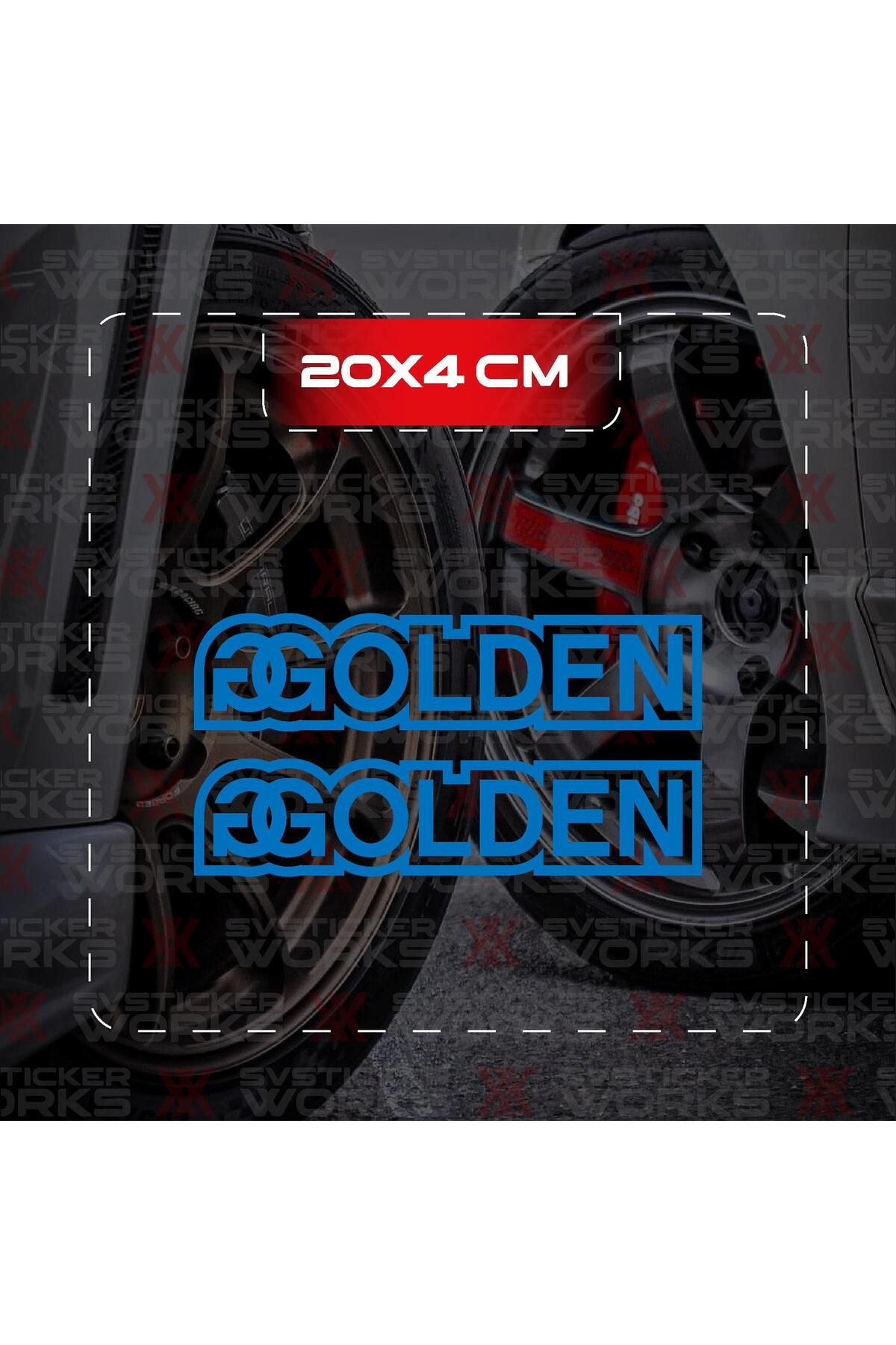 ARONA Golden Sticker JDM Araba Laptop Motosiklet Sticker Yapışkanlı Folyo