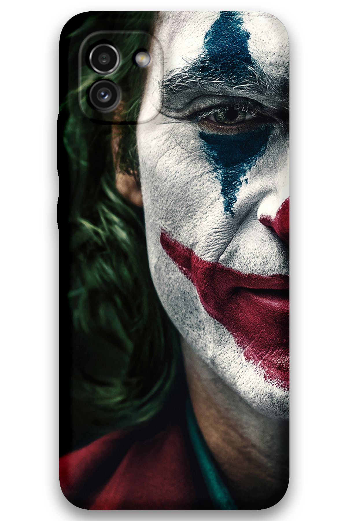 Gramaphone Galaxy A03 Uyumlu Joker Desenli Telefon Kılıfı + Ekran Koruyucu - 5827