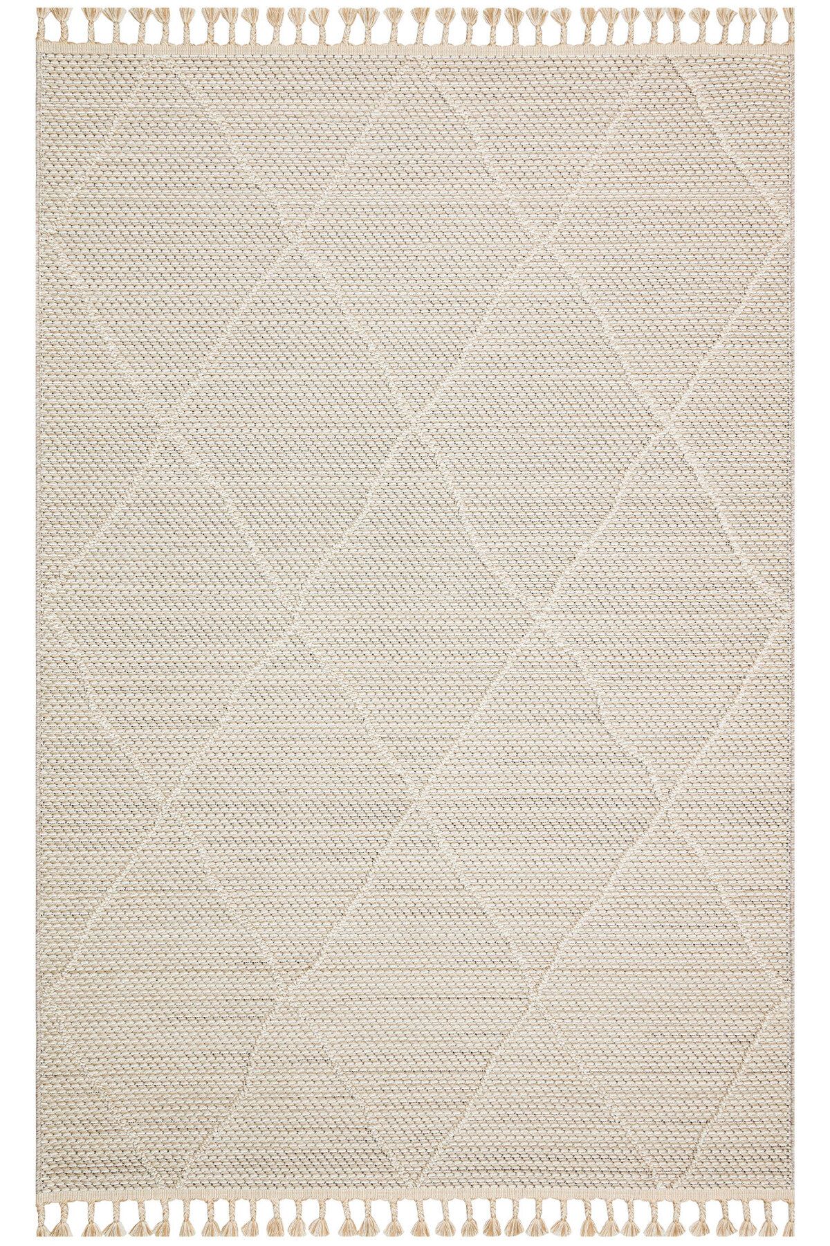 Eko Halı MAYER HALI SOHO 02 BEIGE Hav Toz Vermez Hasır Dokuma Modern Makine Halısı