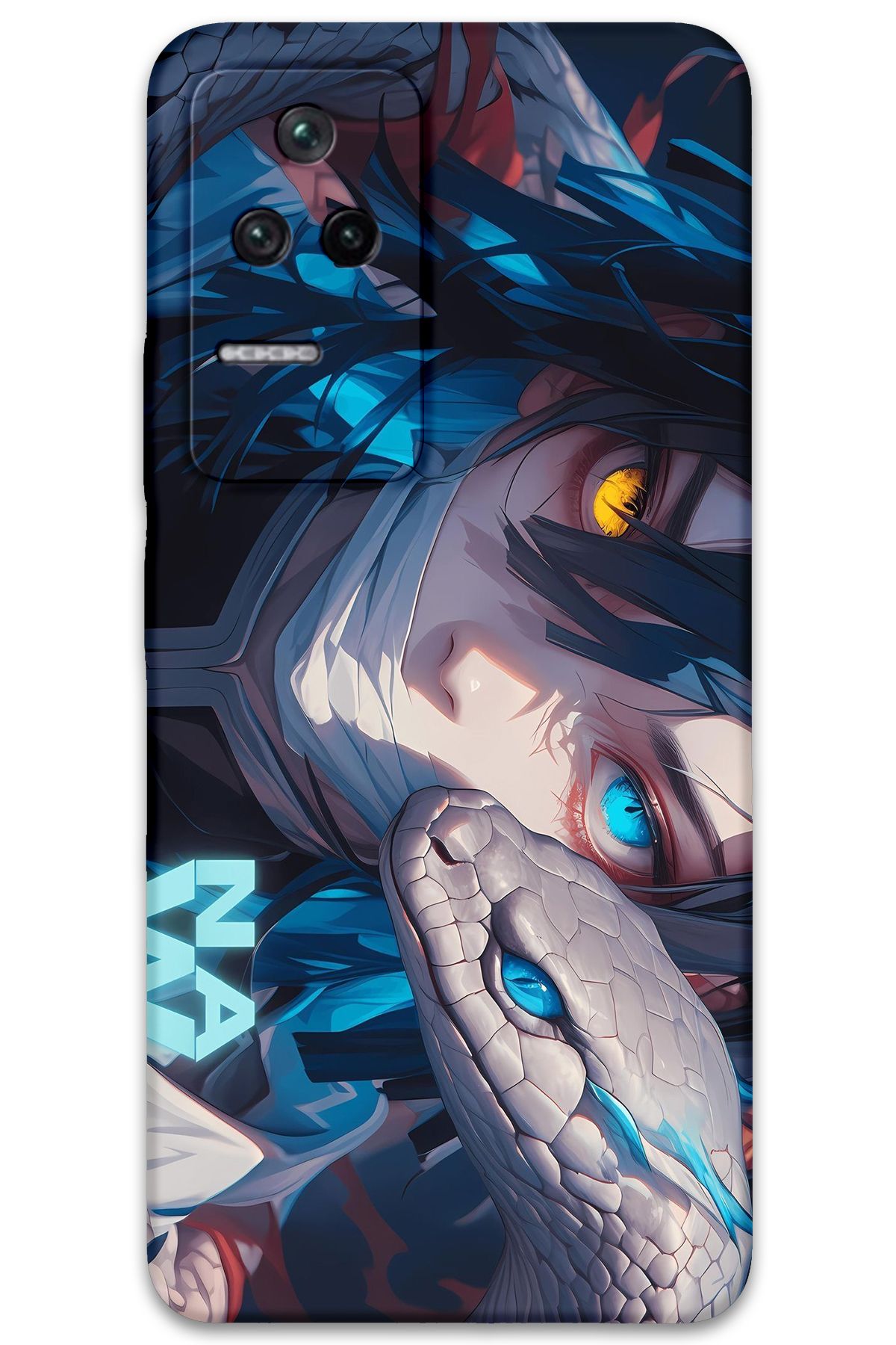 Gramaphone Poco F4 Uyumlu Anime Desenli Telefon Kılıfı + Ekran Koruyucu - 5748