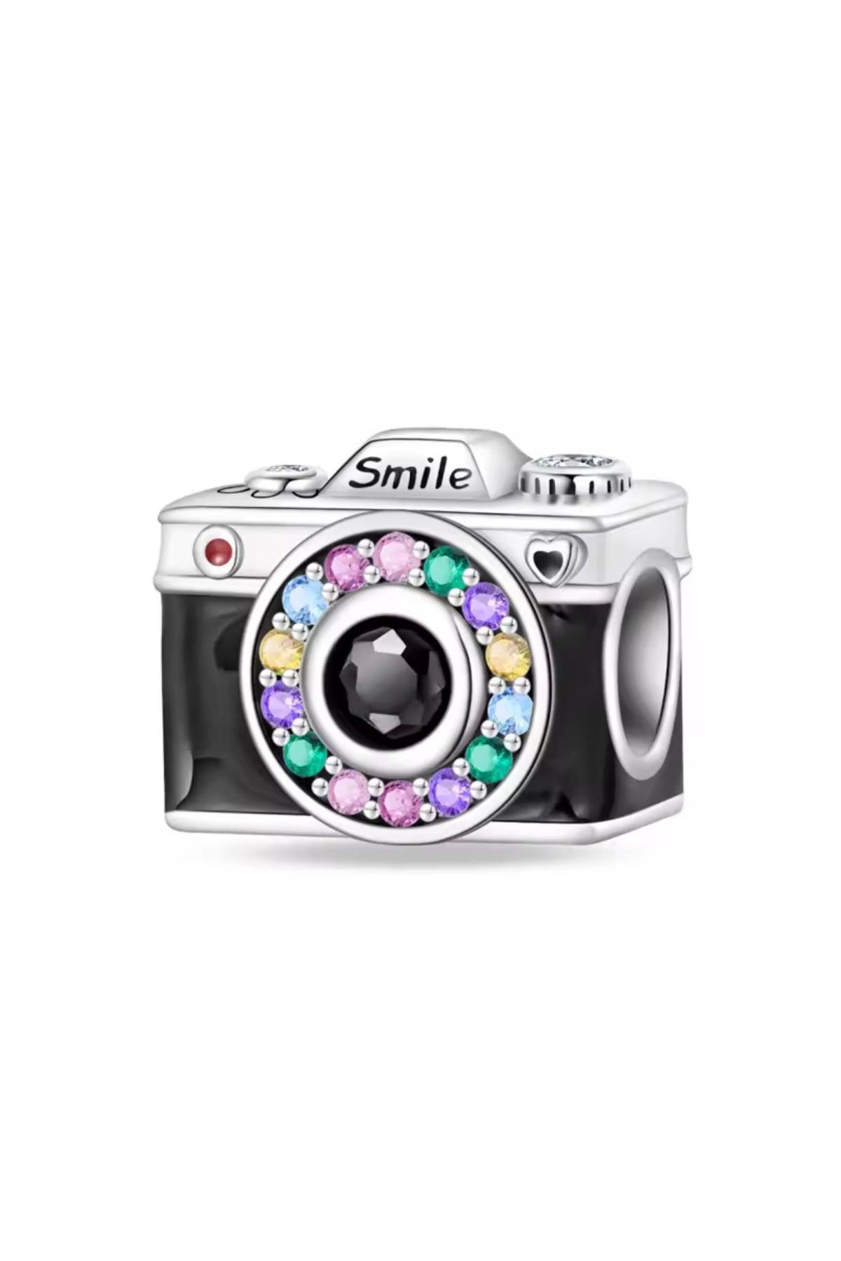 Es Silver Fotoğraf Makinası Charm / 925 Ayar Gümüş