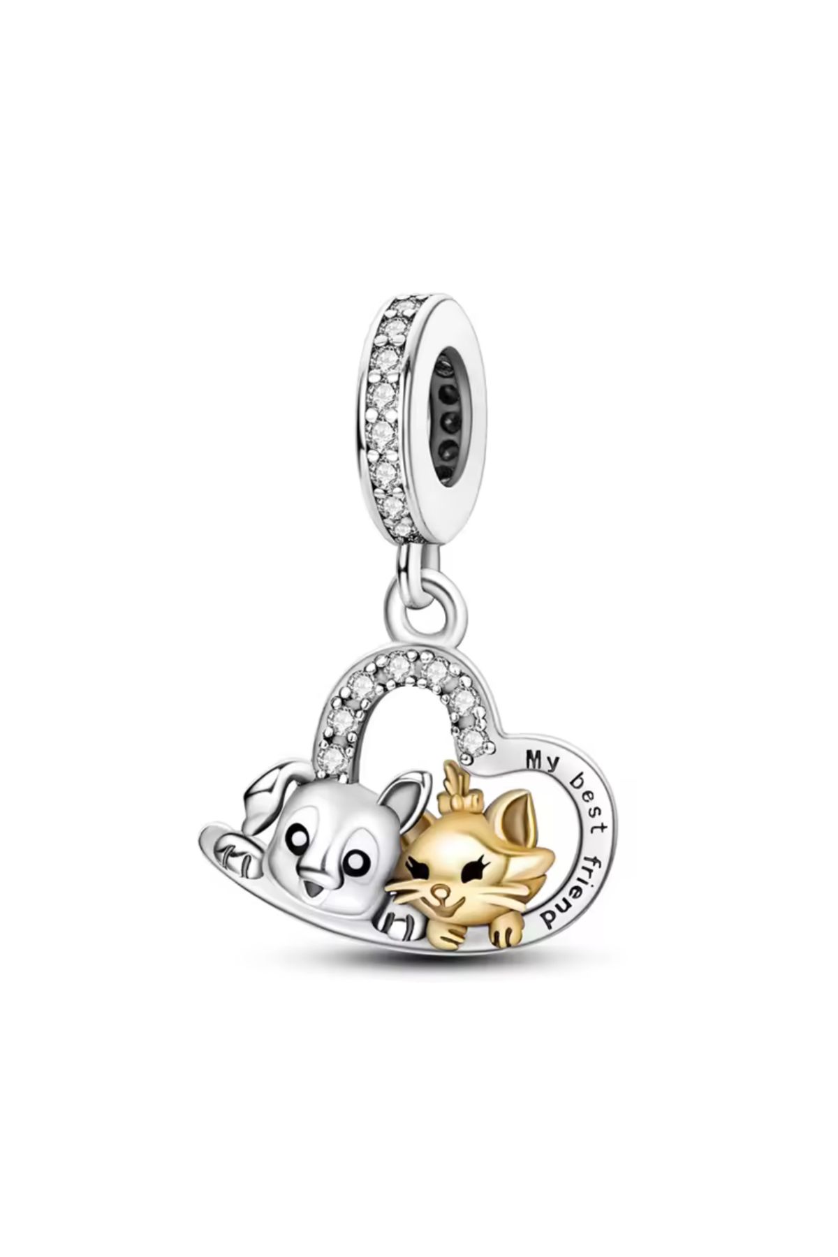 Es Silver Best Friend - En İyi Arkadaş Charm / 925 Ayar Gümüş