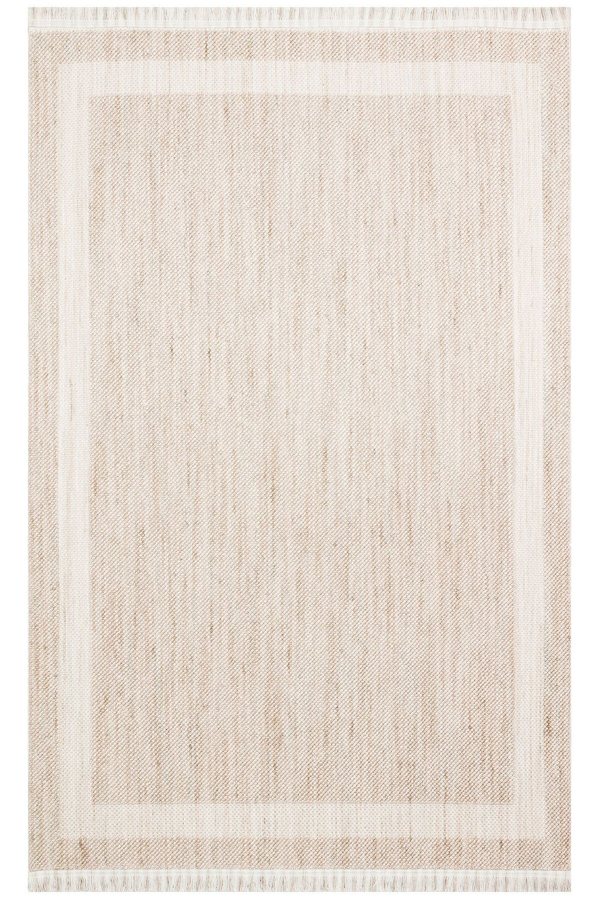 Eko Halı MAYER HALI COZY 05 BEIGE Hav Toz Vermez Modern Örgü Dokuma Makine Halısı