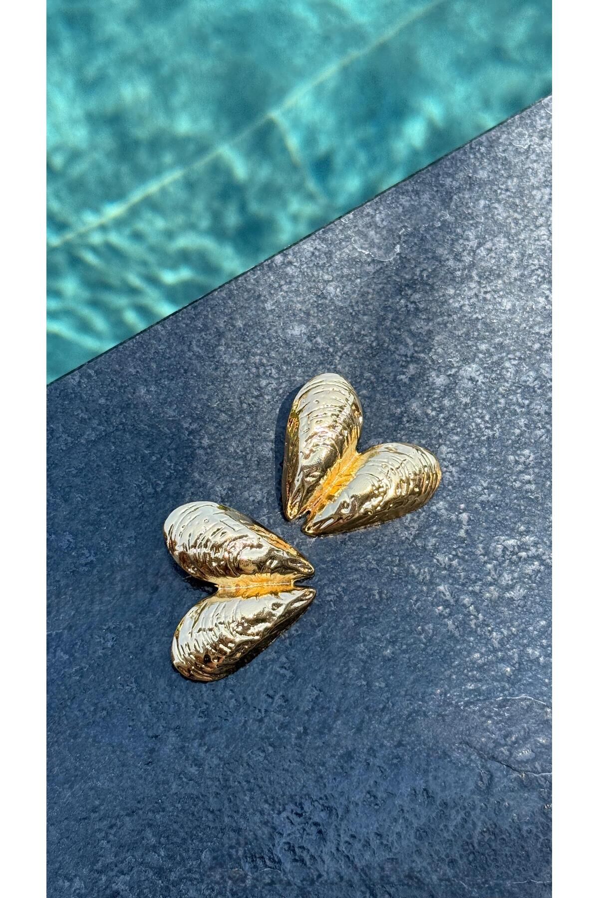 BY CANSU ACCESSORİES Ardora Gold Küpe