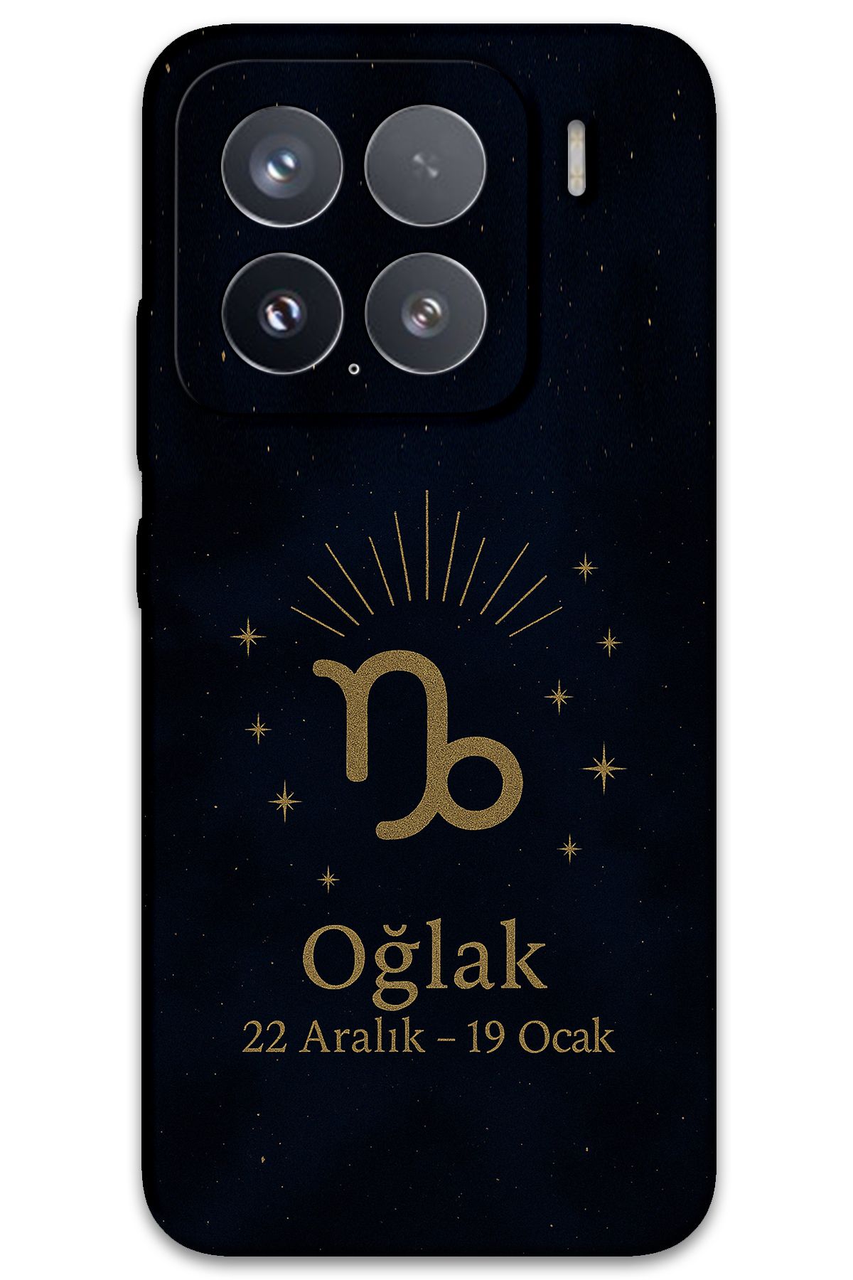 Gramaphone Xiaomi Mi 15 Pro Uyumlu Oğlak Burcu Desenli Telefon Kılıfı + Ekran Koruyucu - 5777