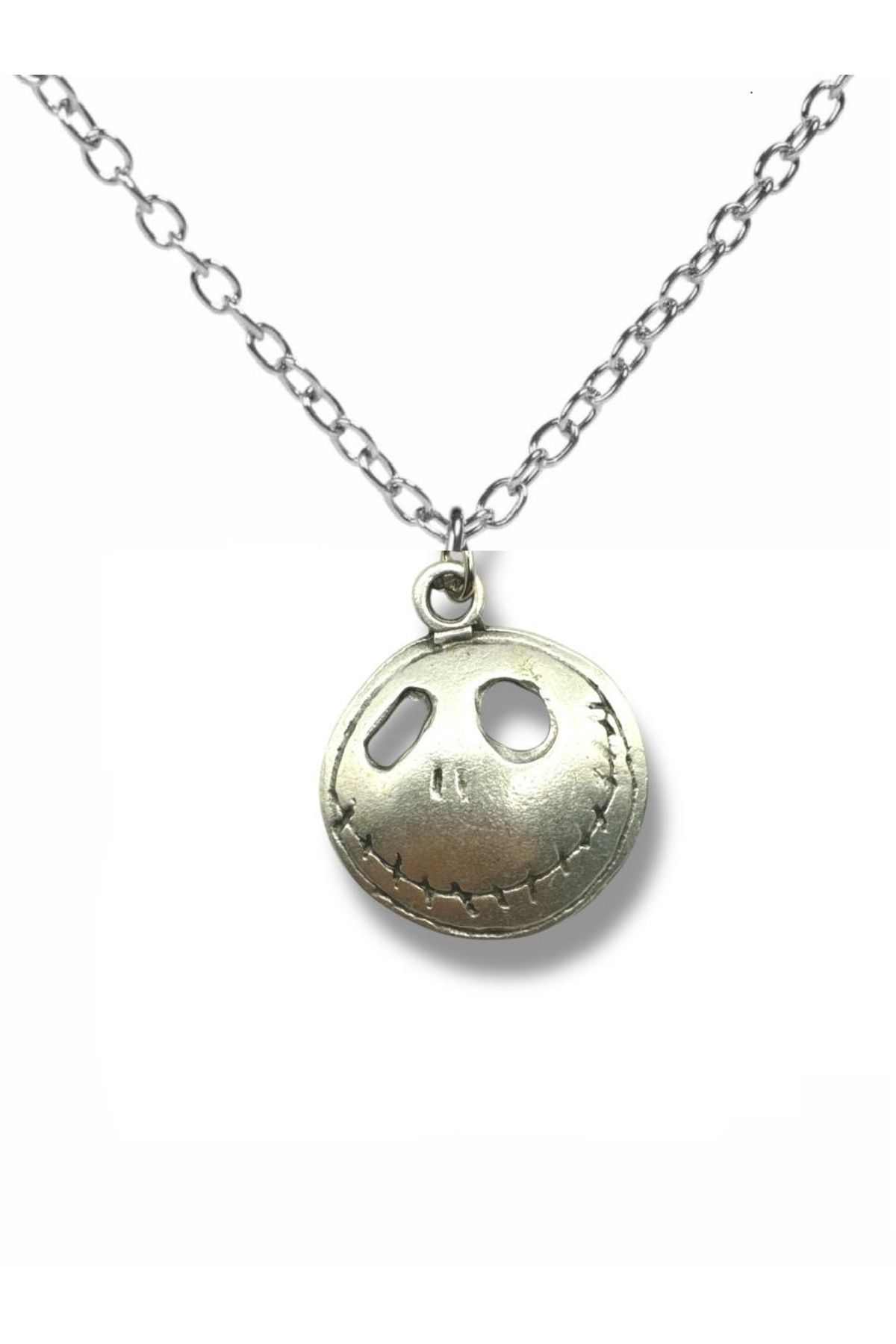 Herşey Nota Cadılar Bayramı Kolyesi | Halloween Temalı Gotik Metal Unisex Aksesuar – 60 cm Zincir