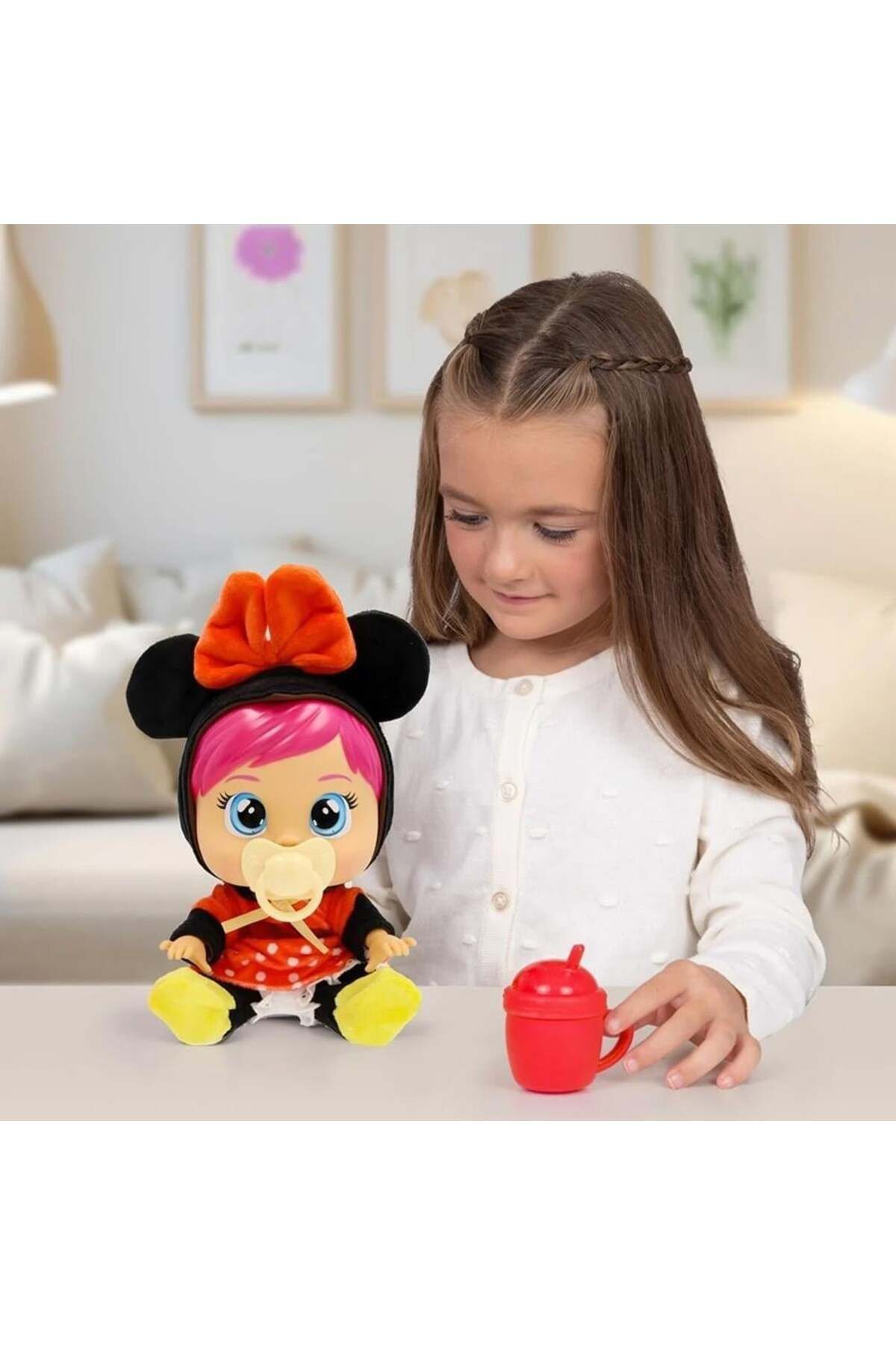 FELİTE CryBabies Love and Care Minnie Kostümlü Bebek CYB69000