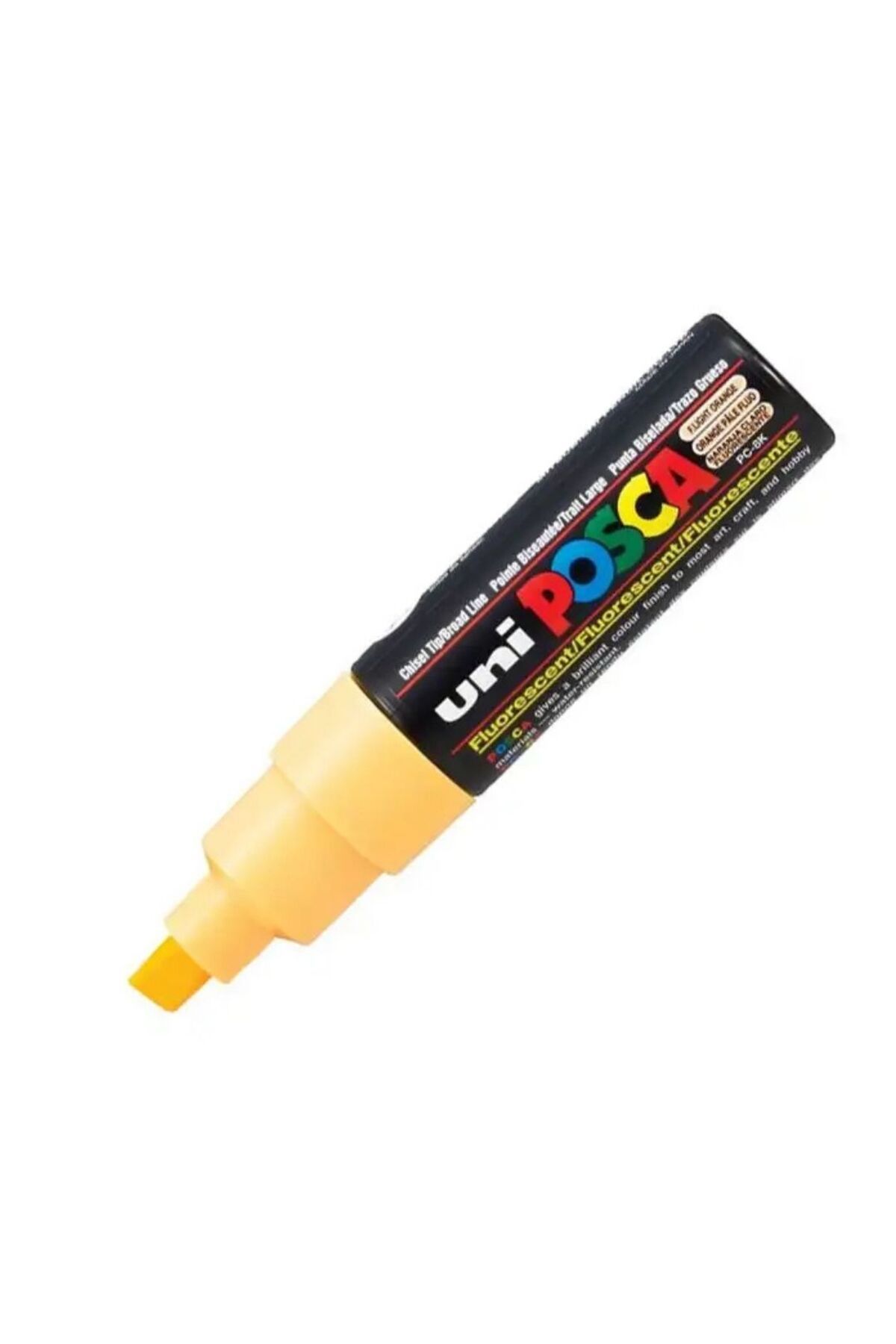 Uni Posca Posca Akrilik Marker Pc-8k (8MM) Fosforlu Açık Turuncu