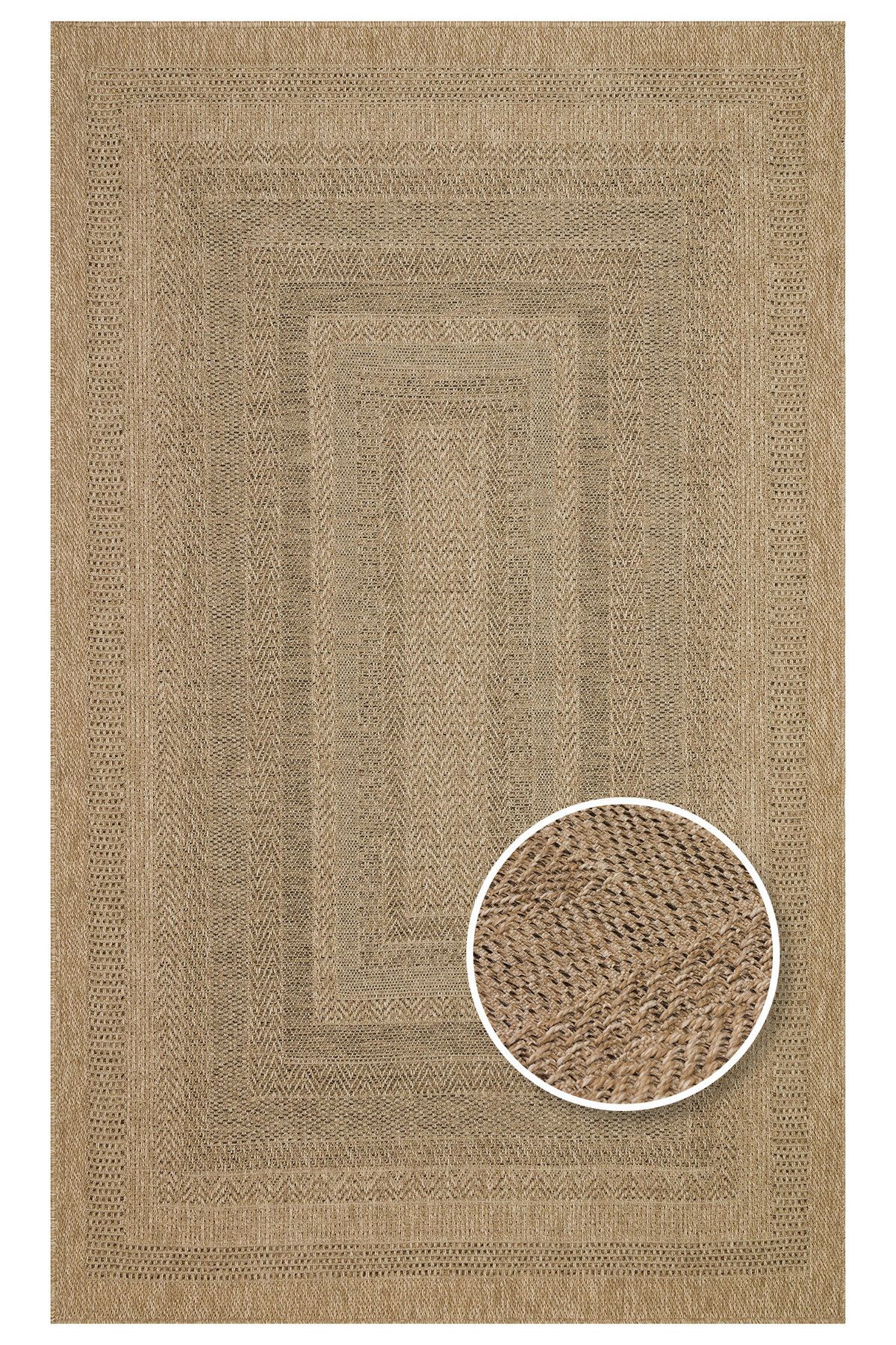 Eko Halı MAYER HALI SALDA 02 NATURAL Güneş Işığı ve Suya Dayanıklı ECHO Görünümlü Sisal Halı
