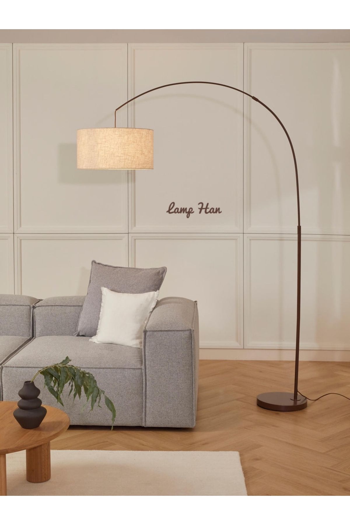 Lamp Han Orta Çağ Deve Boynu Olta Lambader (Satıcı Kısmının LAMP HAN Olmasına Dikkat Ediniz.)