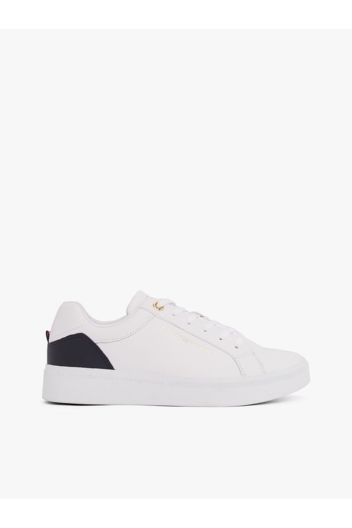 Tommy Hilfiger Elevated Essential Leather Court Trainers